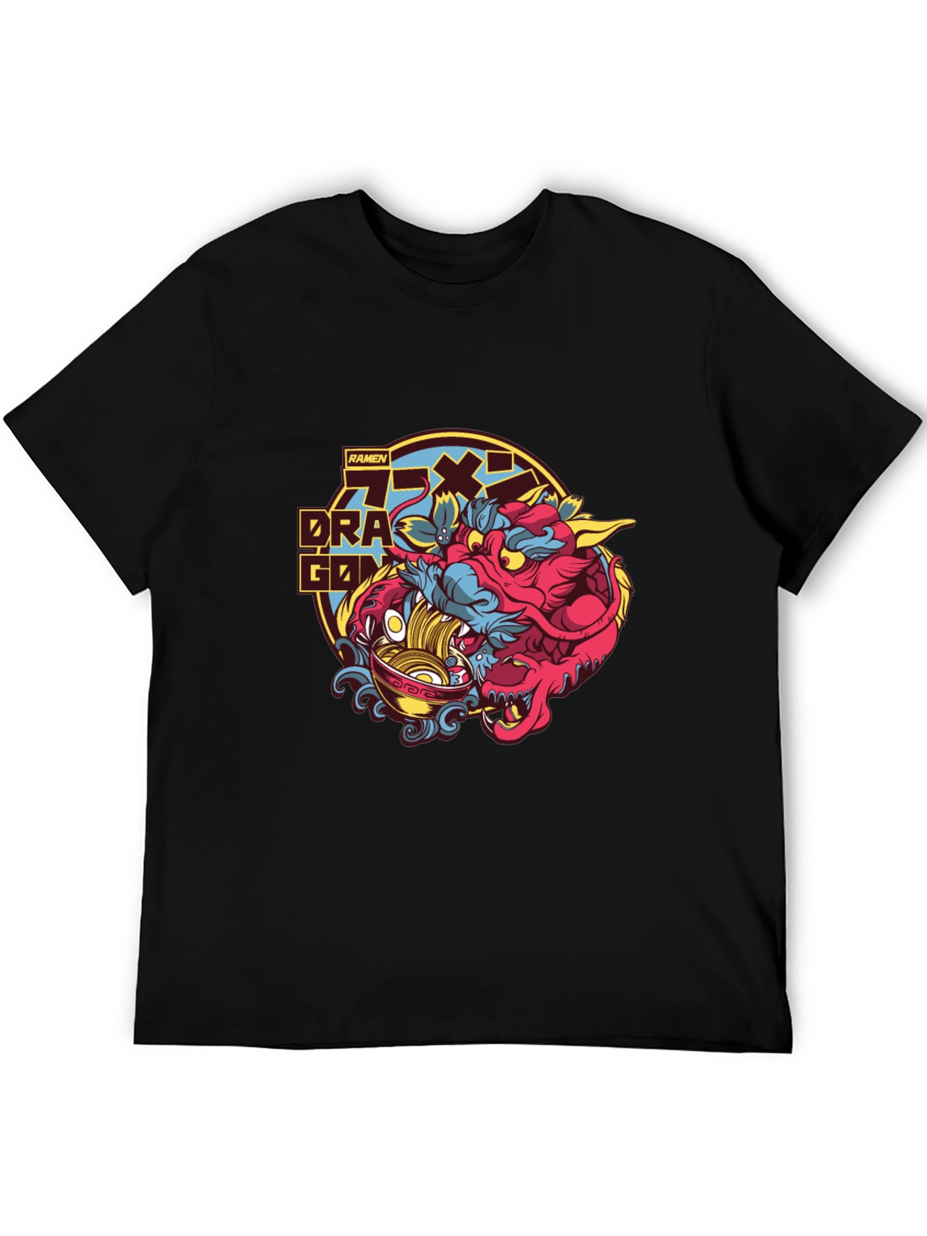 Ramen Dragon Graphic Tee - Unique Design