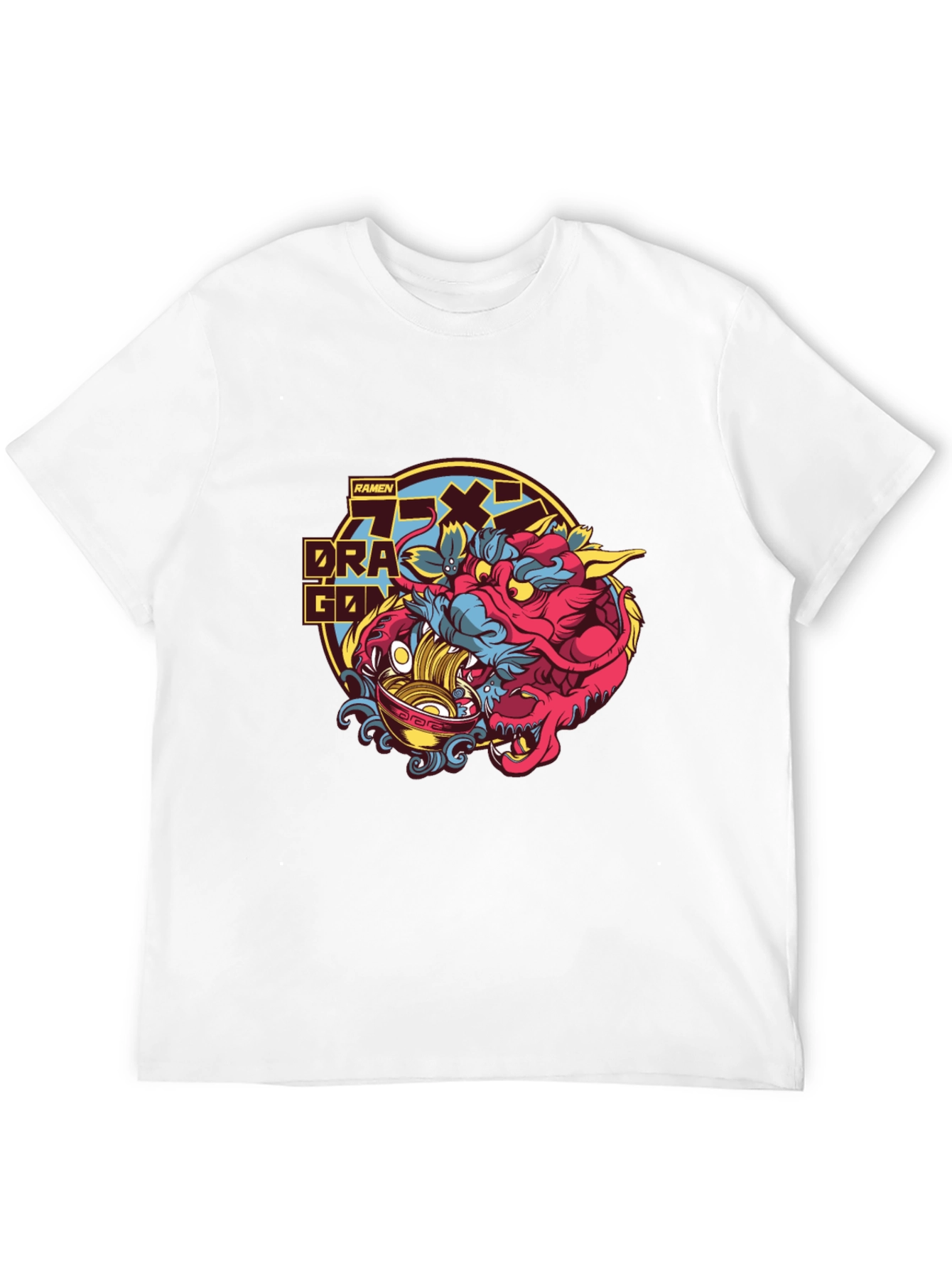 Ramen Dragon Graphic Tee - Unique Design