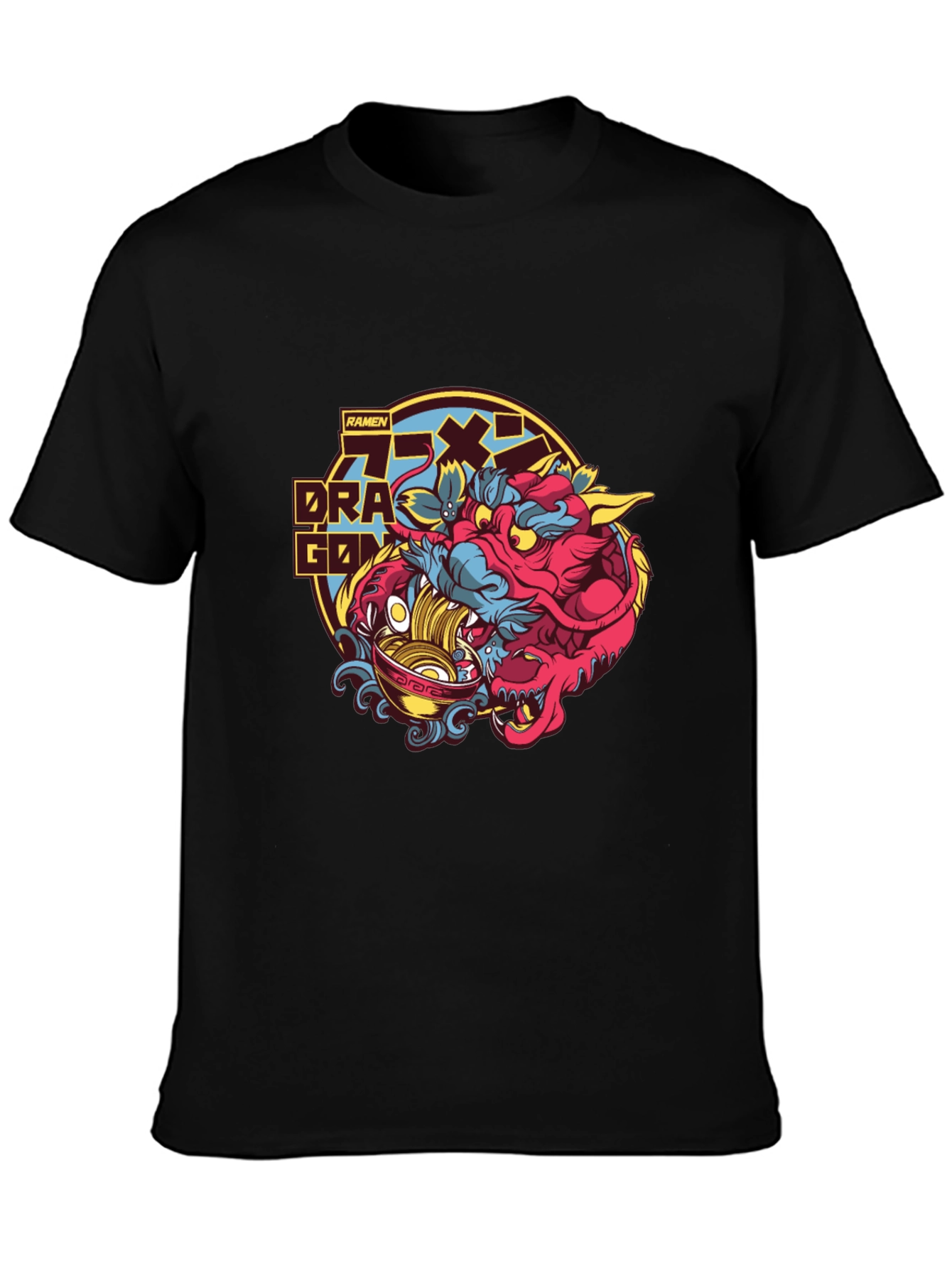 Ramen Dragon Graphic Tee - Unique Design