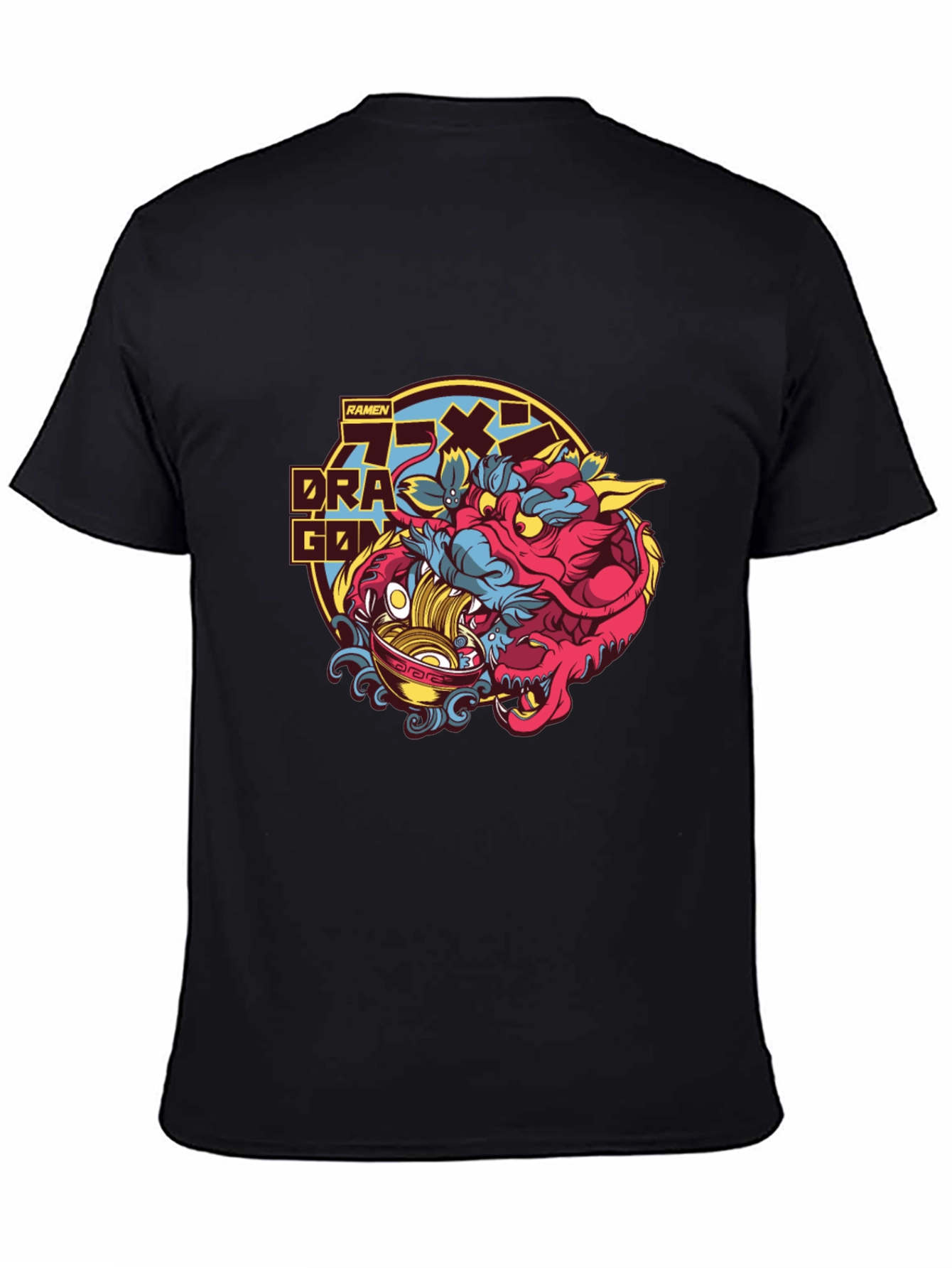 Ramen Dragon Graphic Tee - Unique Design