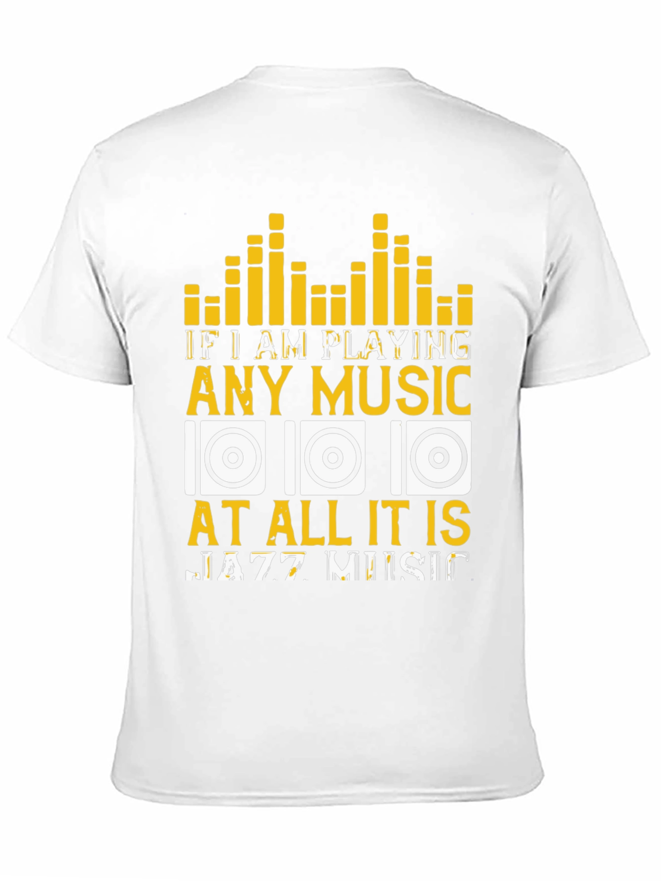 Jazz Music Lover T-Shirt - Music Equalizer Design