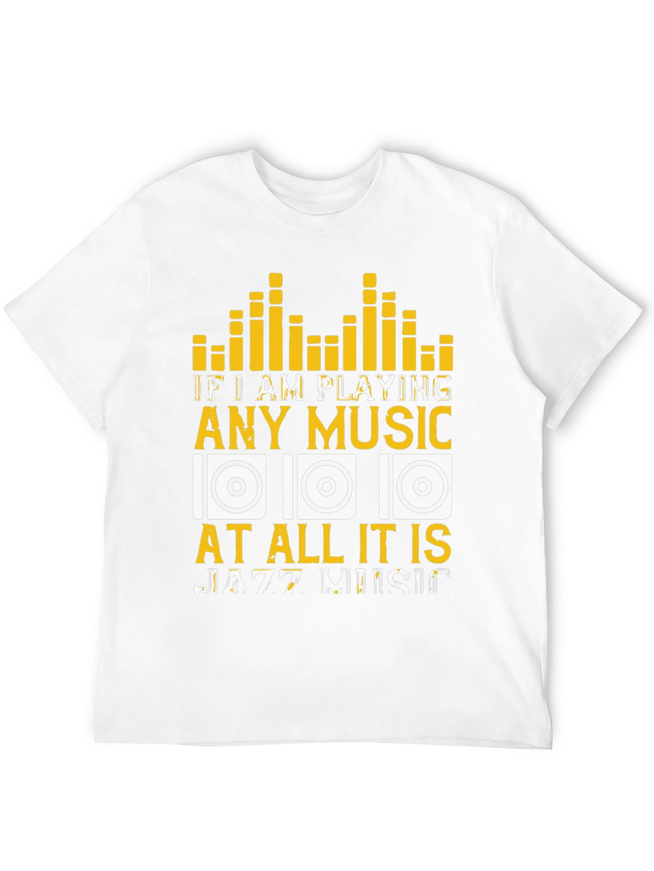 Jazz Music Lover T-Shirt - Music Equalizer Design