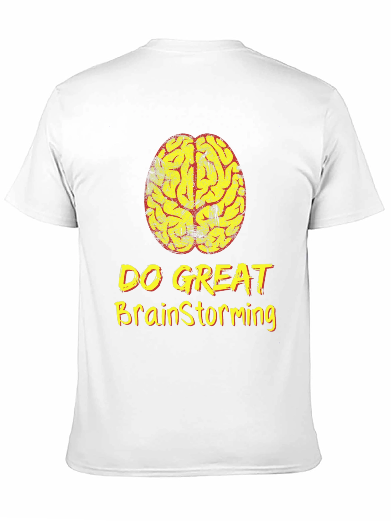 Brainstorming T-Shirt - Do Great - Black Cotton