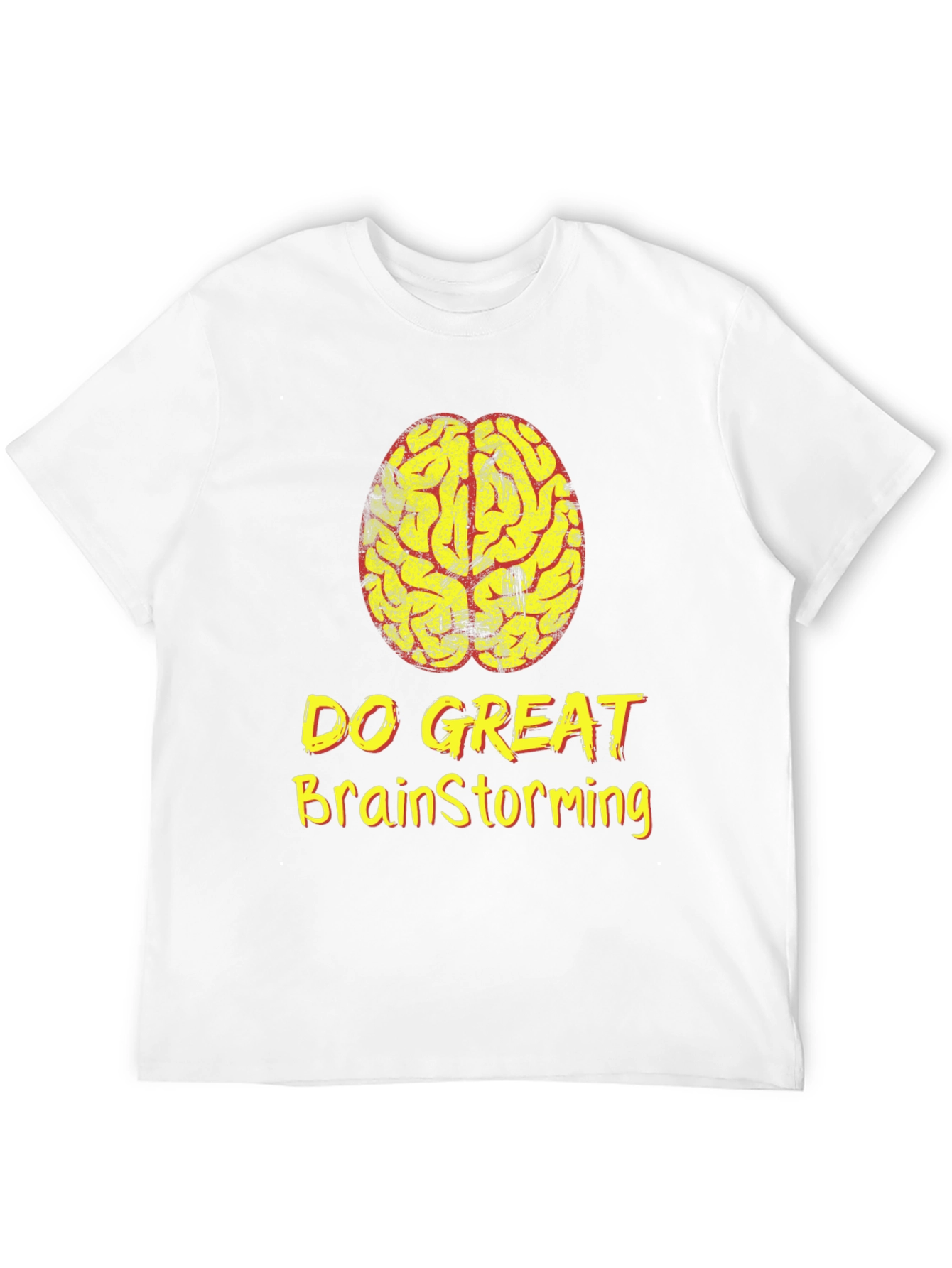 Brainstorming T-Shirt - Do Great - Black Cotton