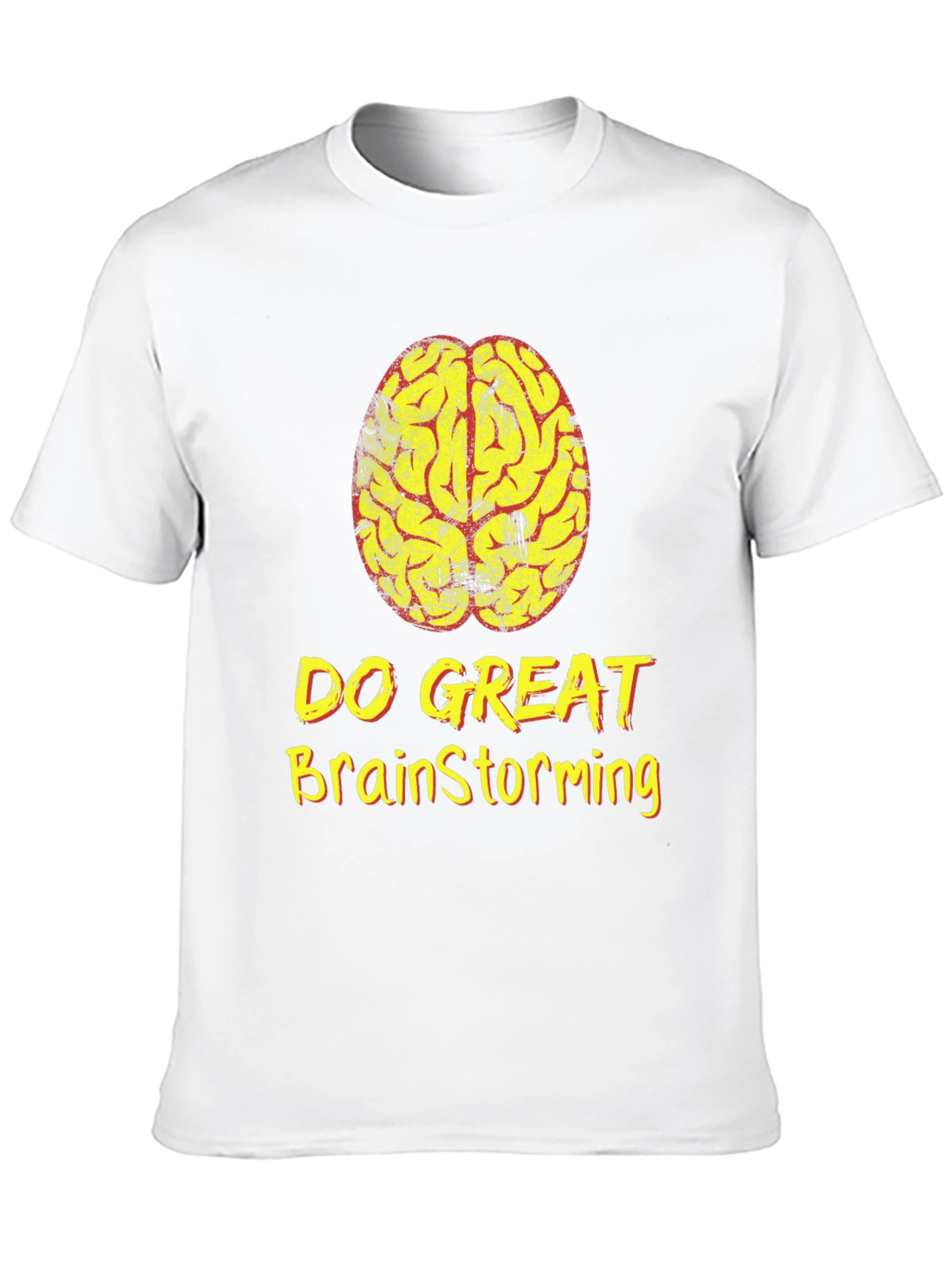 Brainstorming T-Shirt - Do Great - Black Cotton