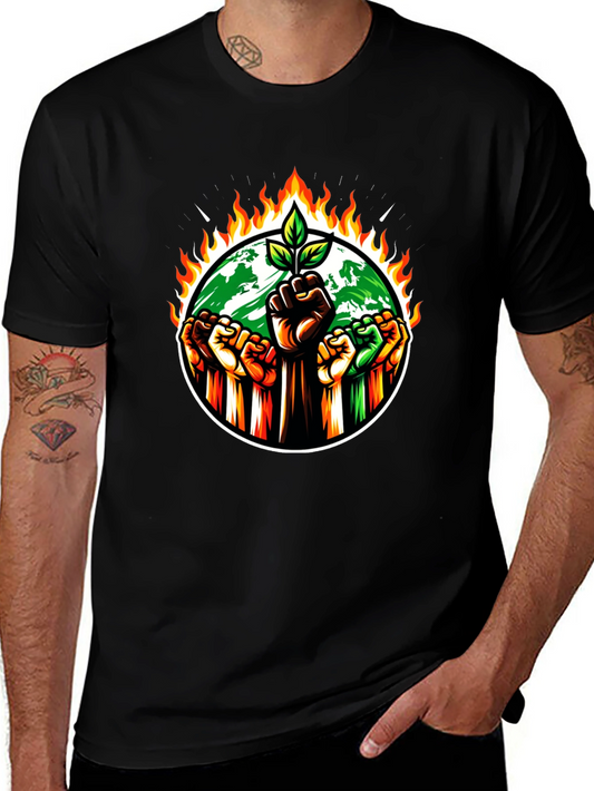 Eco Awareness Graphic T-Shirt - Save the Planet!