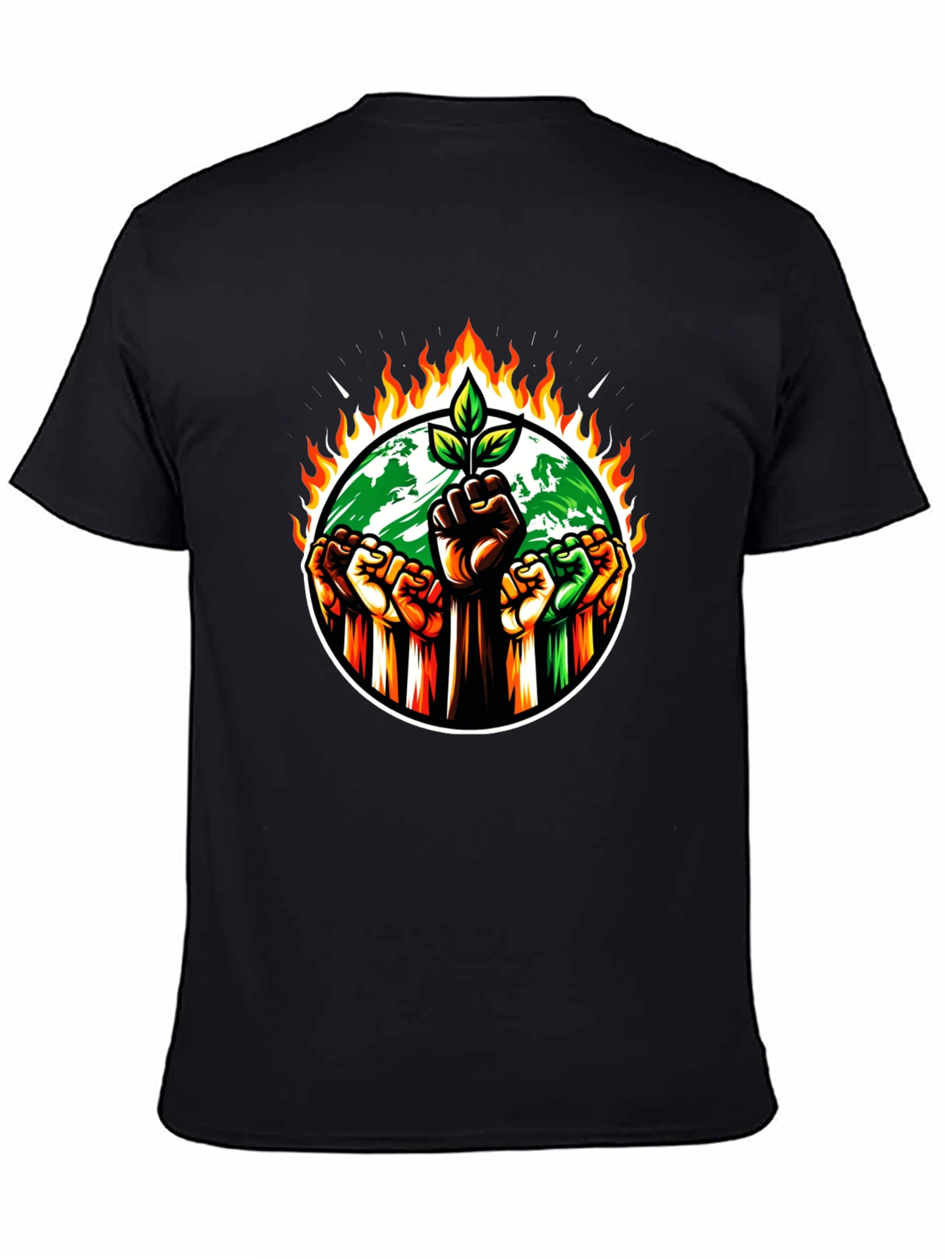 Eco Awareness Graphic T-Shirt - Save the Planet!