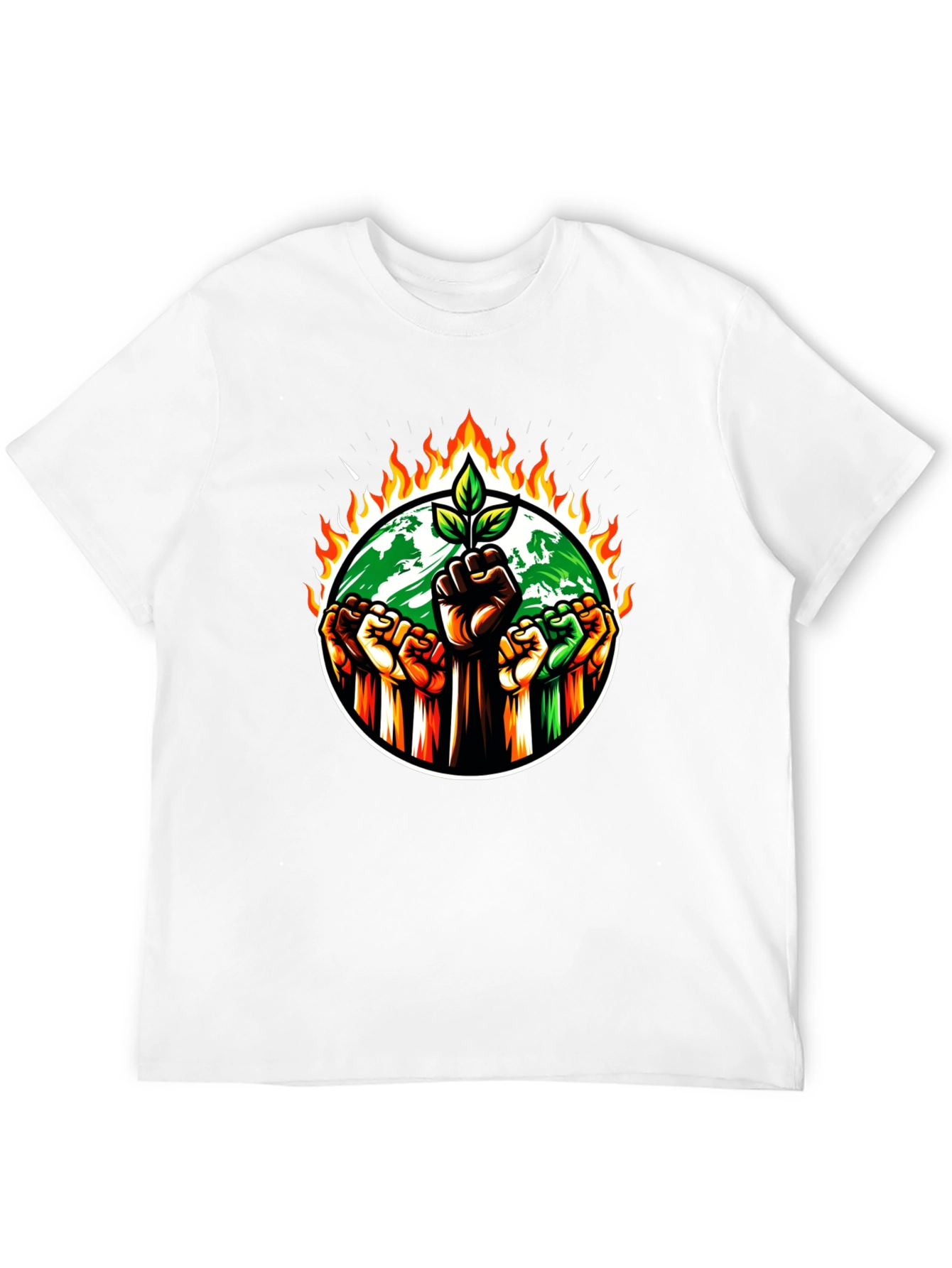 Eco Awareness Graphic T-Shirt - Save the Planet!