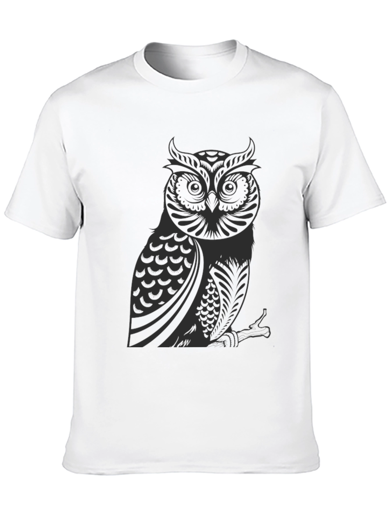Owl Graphic T-Shirt - Soft Cotton Tee