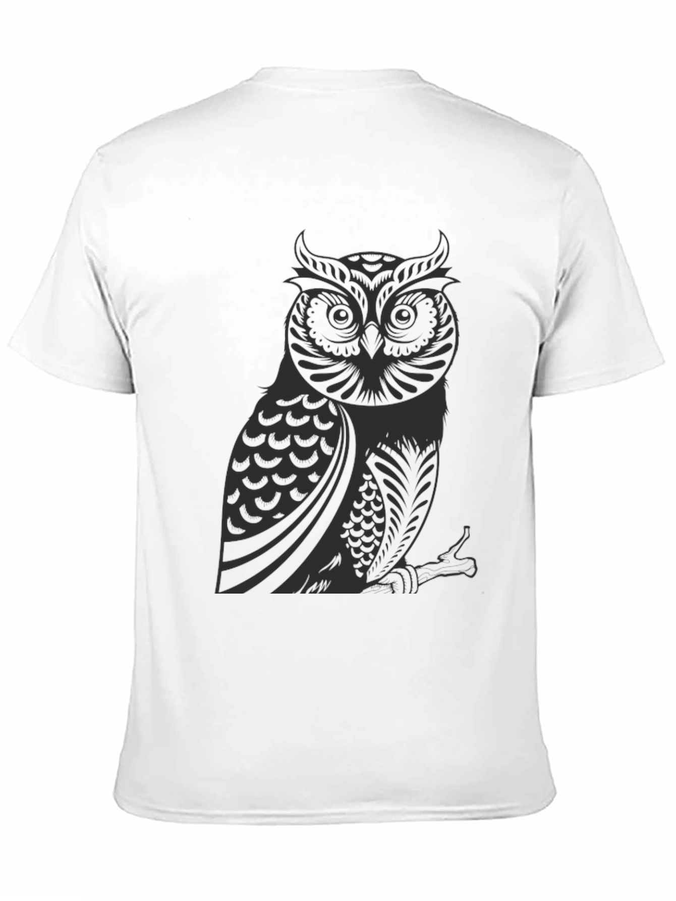 Owl Graphic T-Shirt - Soft Cotton Tee
