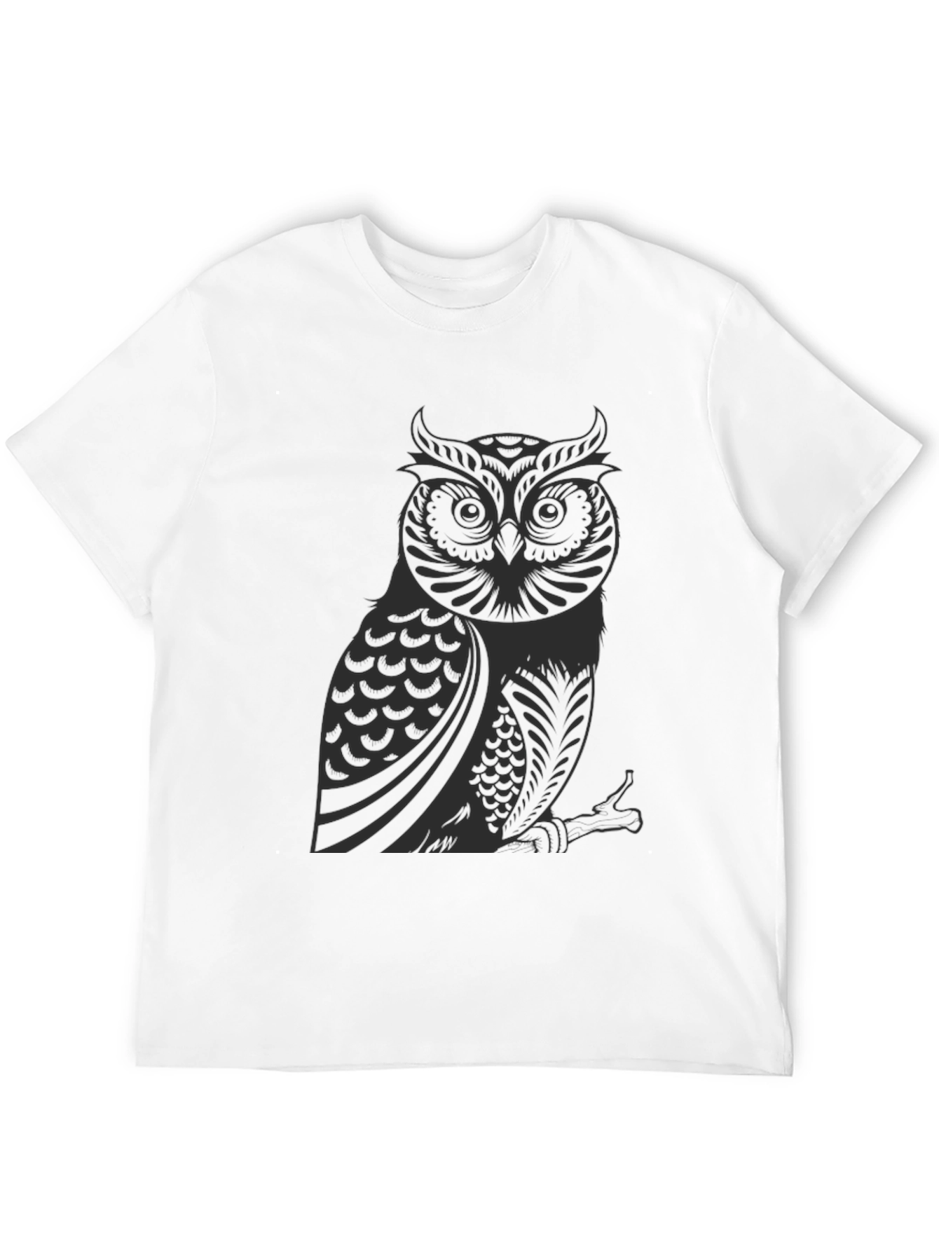 Owl Graphic T-Shirt - Soft Cotton Tee