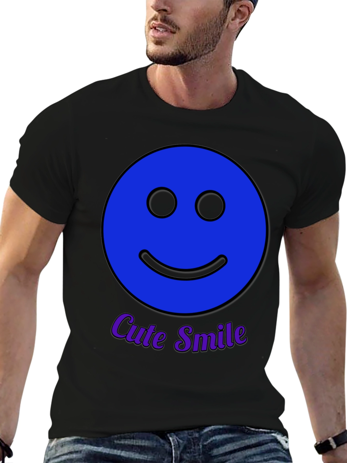 Cute Smile T-Shirt - Happy Face Graphic Tee