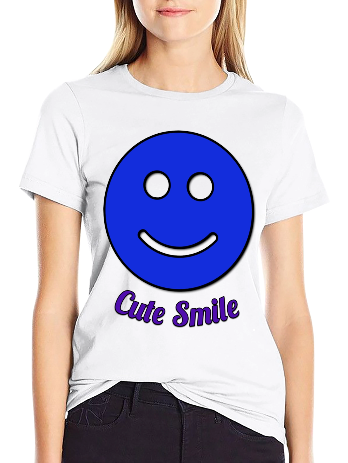 Cute Smile T-Shirt - Happy Face Graphic Tee