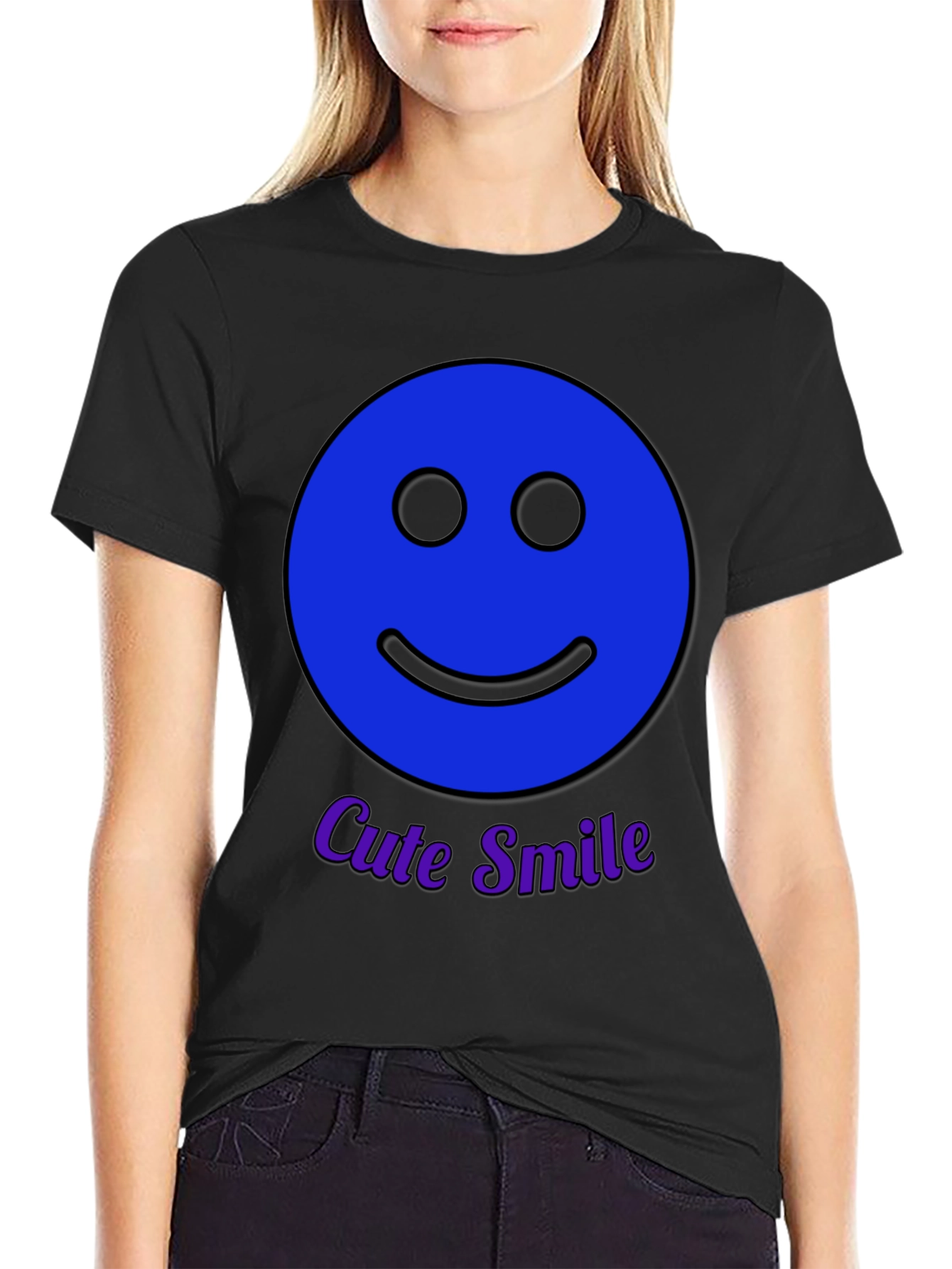 Cute Smile T-Shirt - Happy Face Graphic Tee