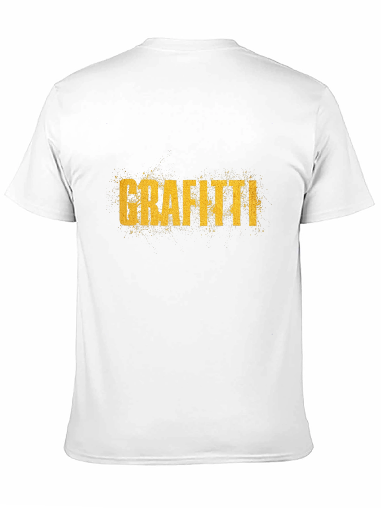 Grafitti Graphic Print Crew Neck T-Shirt