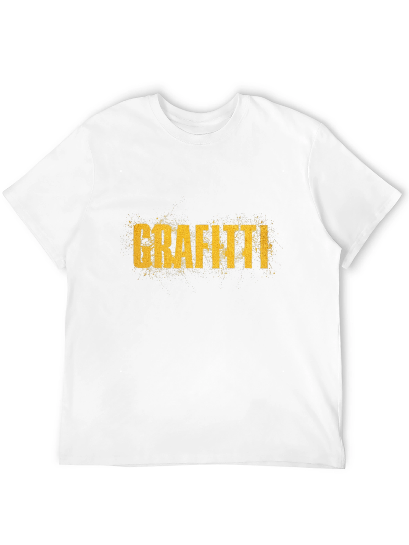 Grafitti Graphic Print Crew Neck T-Shirt