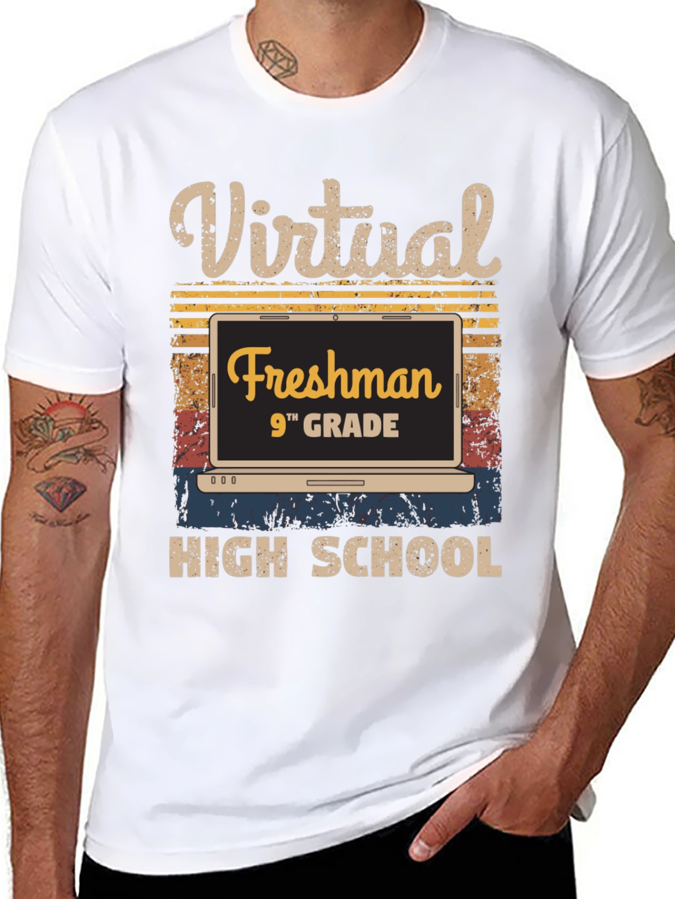 Virtual Freshman 9th Grade High School T-Shirt