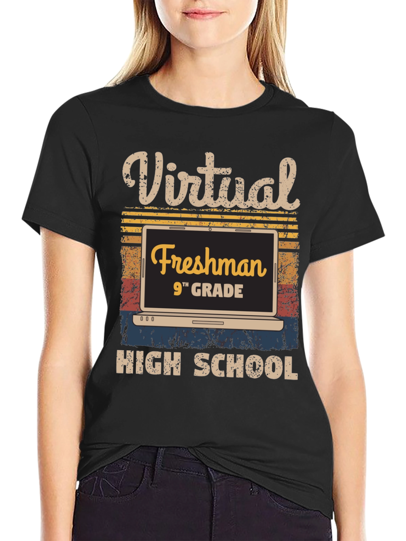 Virtual Freshman 9th Grade High School T-Shirt