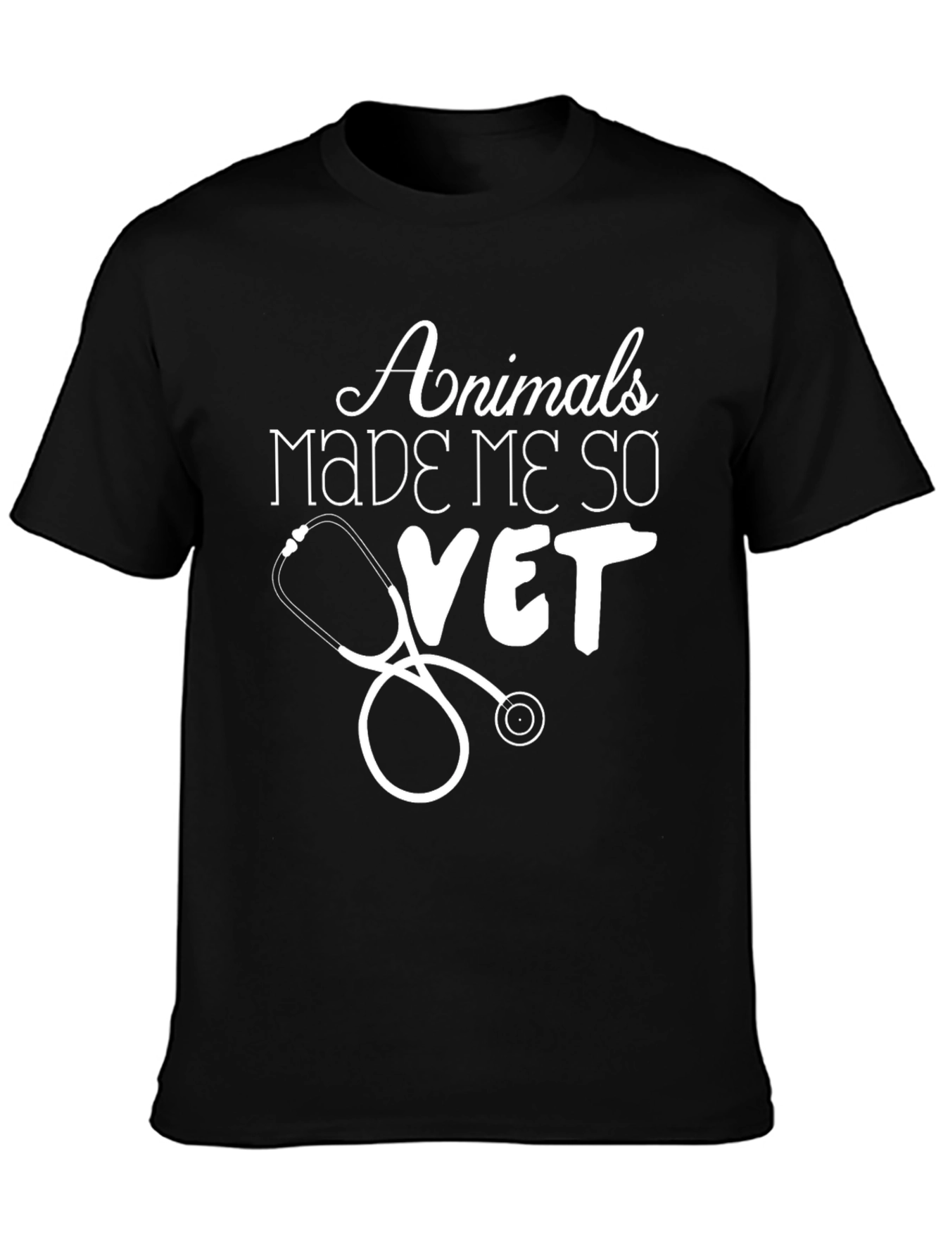 Animals Made Me So Vet T-Shirt