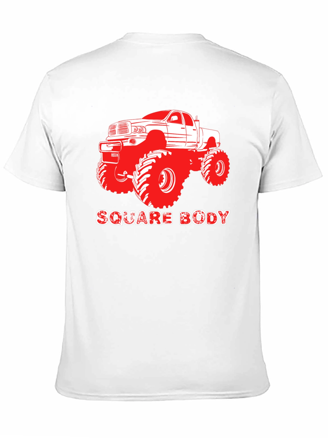 Square Body Truck Graphic Tee - Black