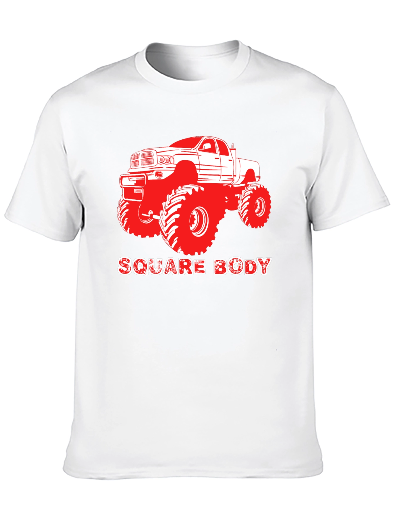 Square Body Truck Graphic Tee - Black