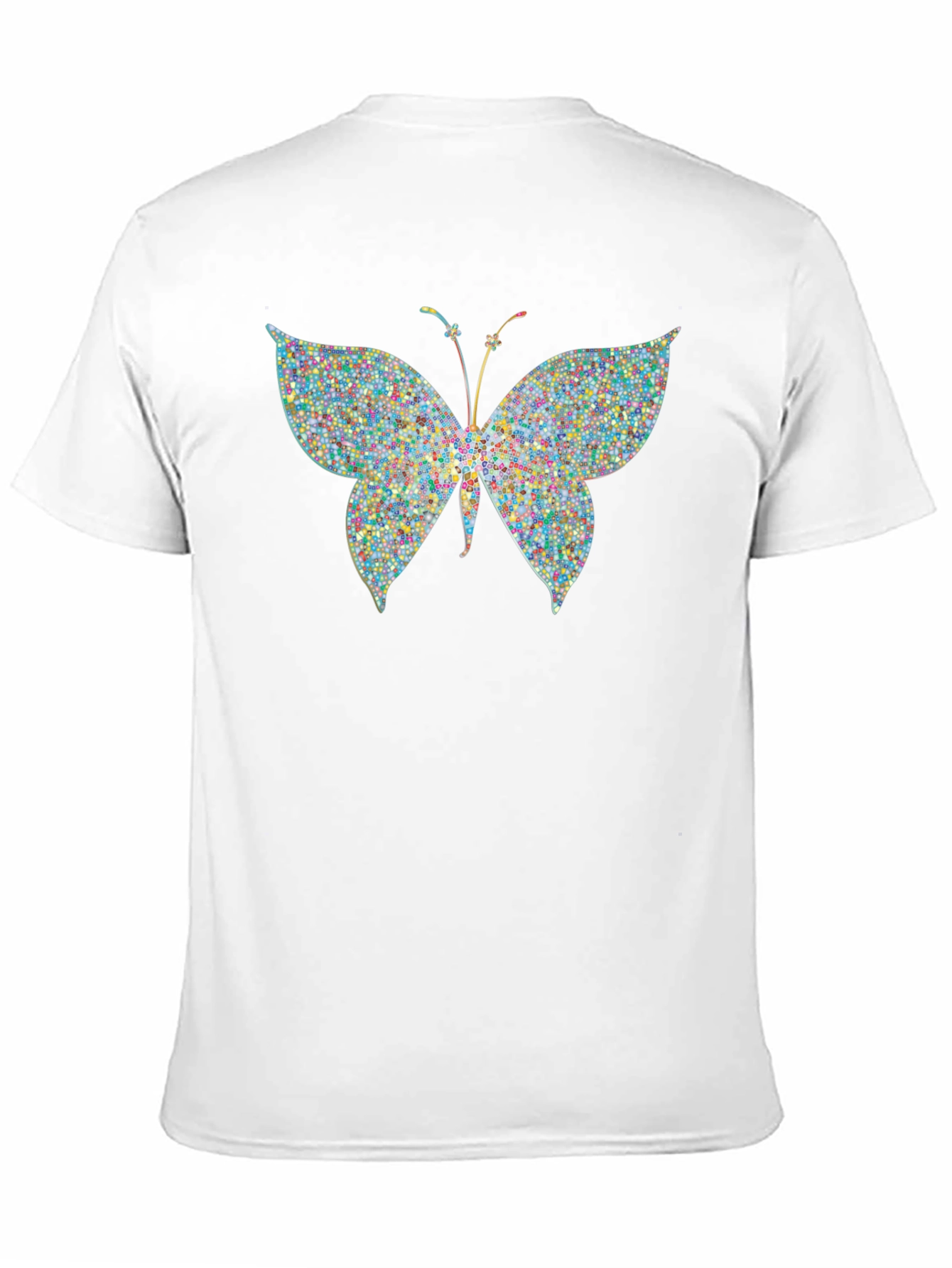 Butterfly Graphic Black T-Shirt - Stylish Mens Tee