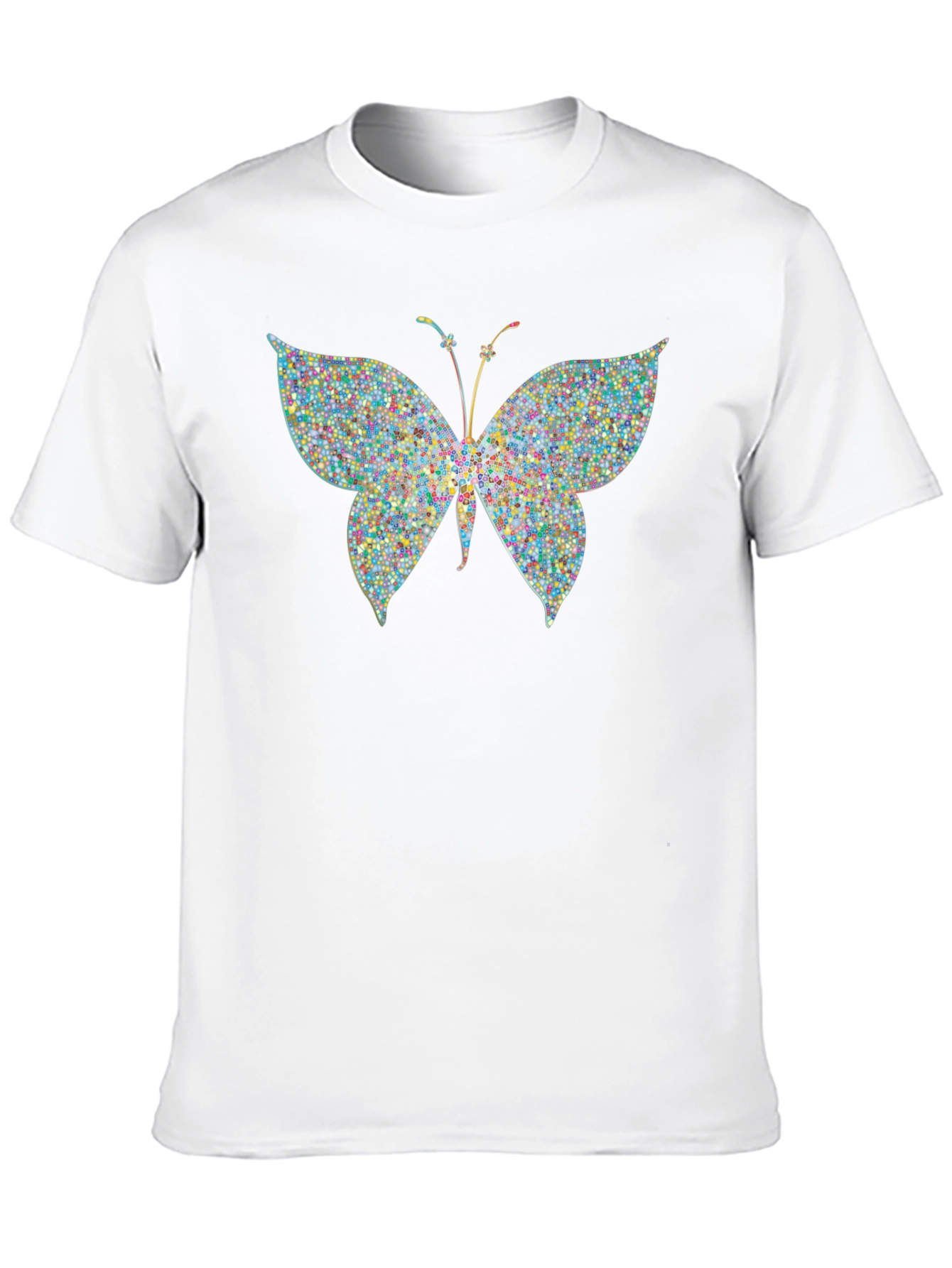 Butterfly Graphic Black T-Shirt - Stylish Mens Tee