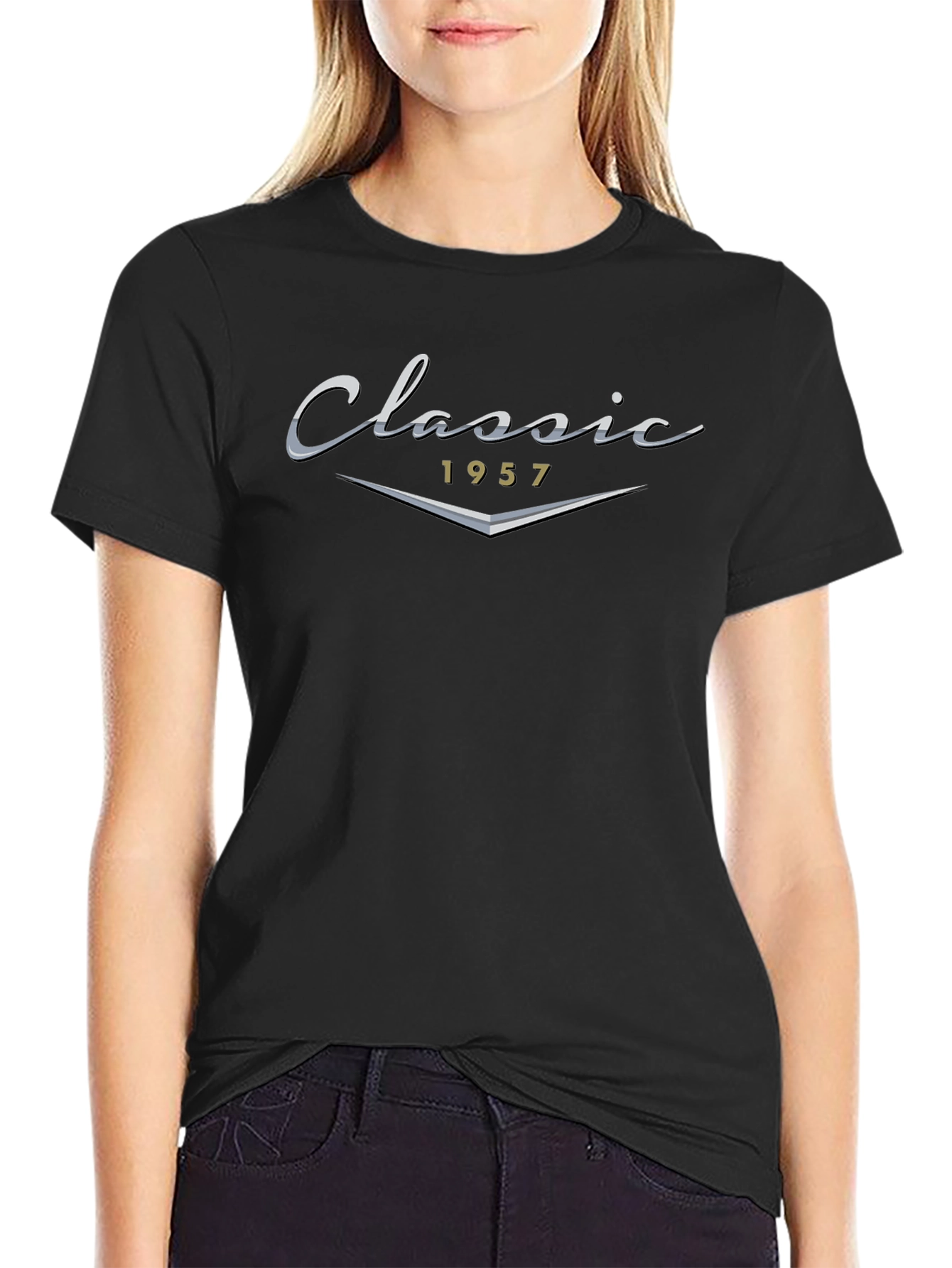 Classic 1957 Retro Car Inspired T-Shirt