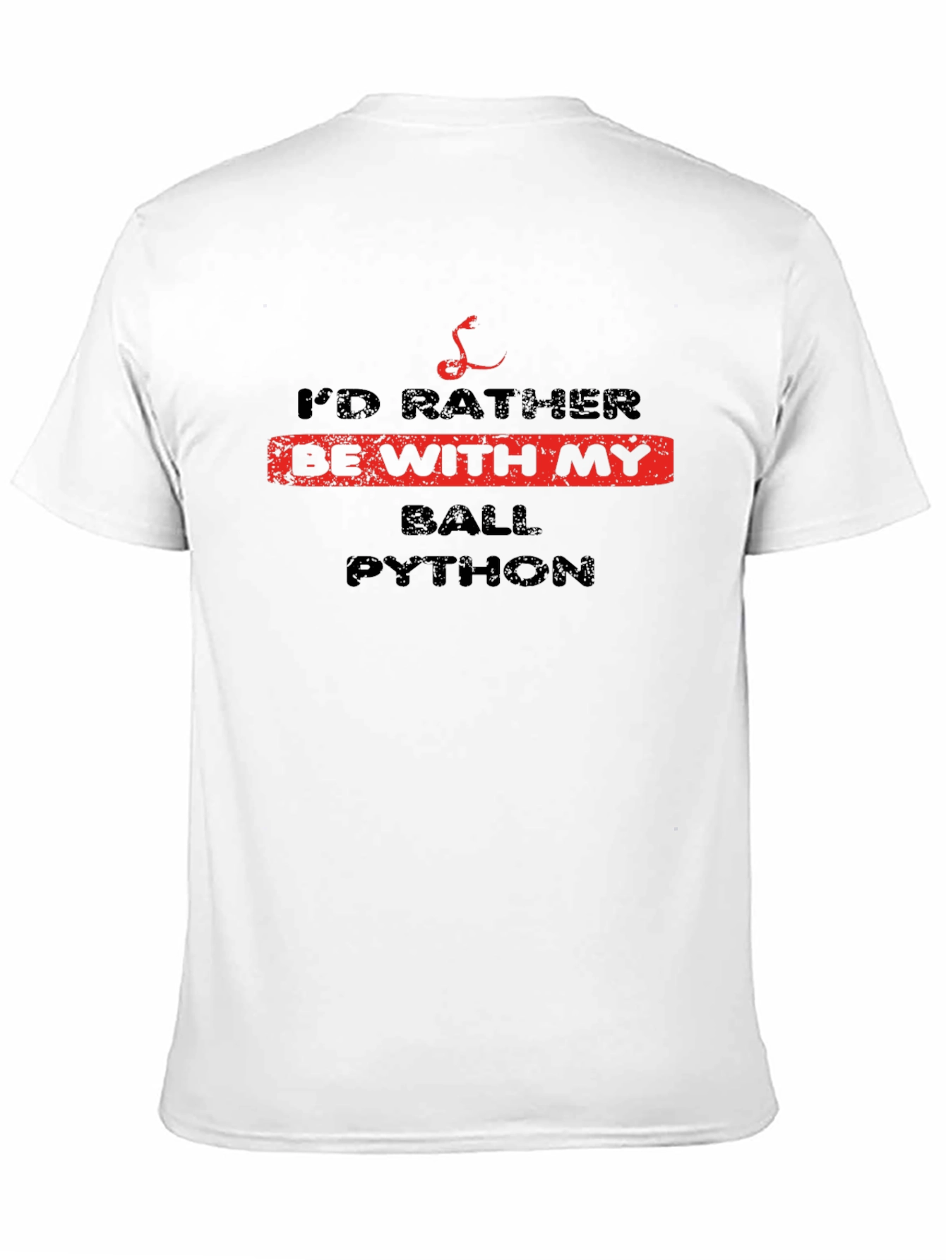 Ball Python Lover Black T-Shirt