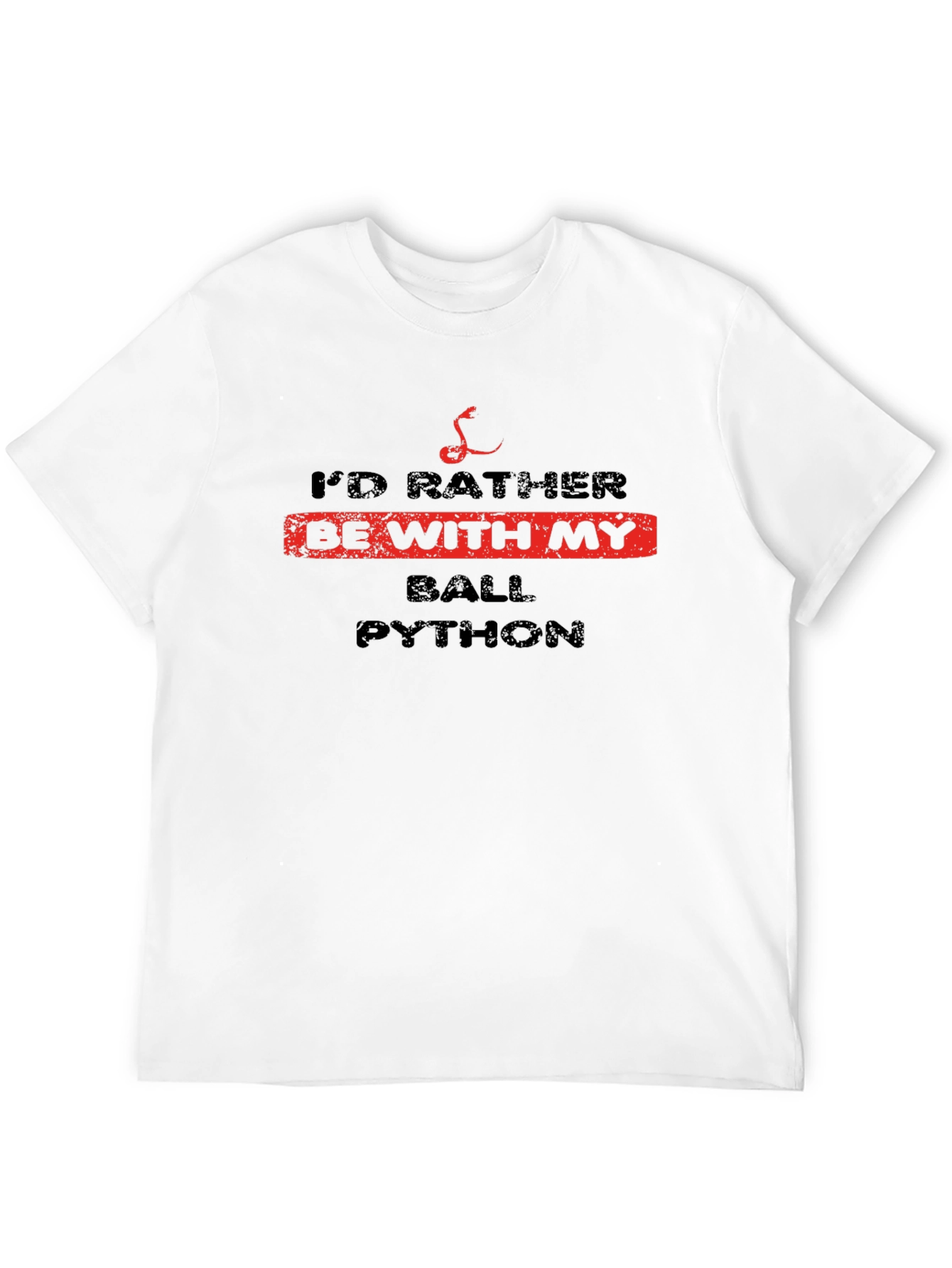 Ball Python Lover Black T-Shirt