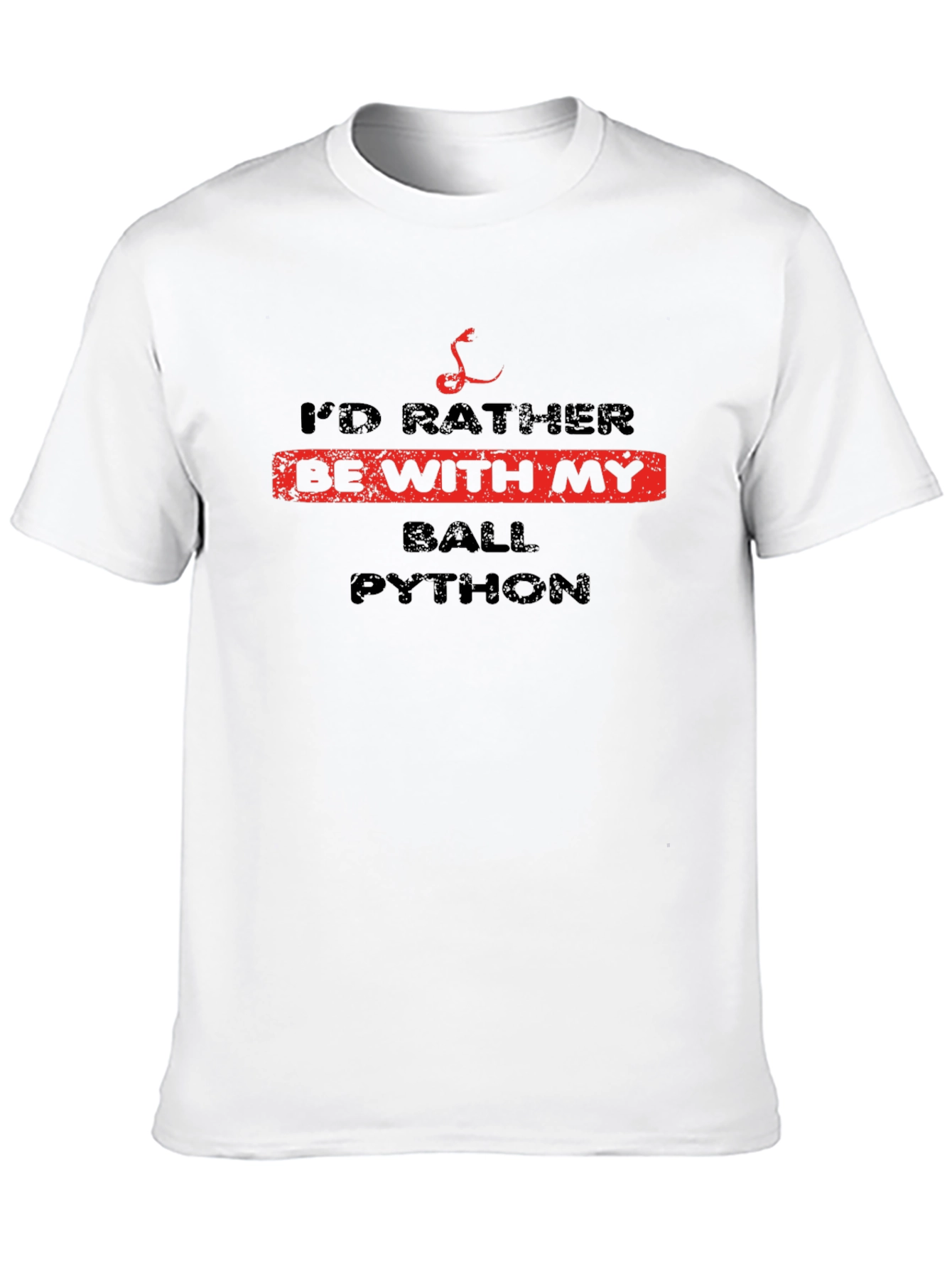 Ball Python Lover Black T-Shirt