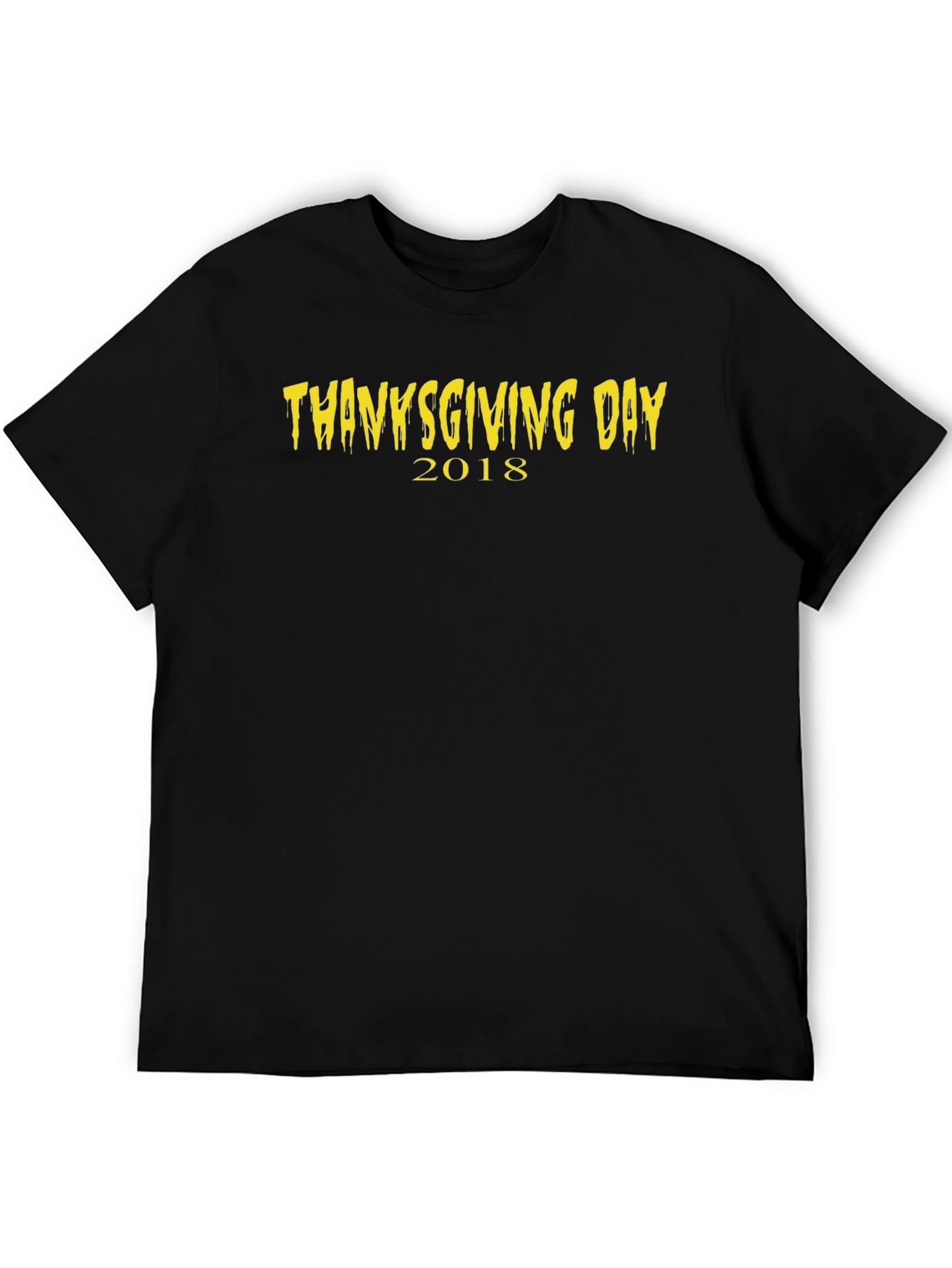 Thanksgiving Day 2018 Black T-Shirt