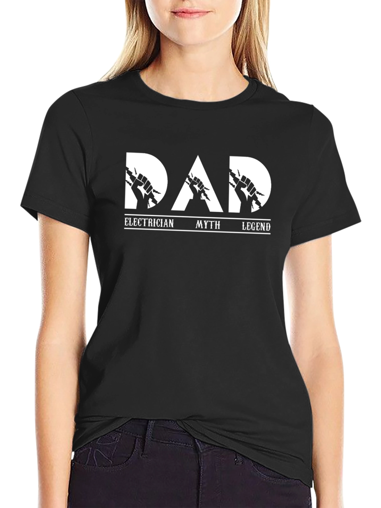 Electrician Dad T-Shirt: Legend Myth Tee