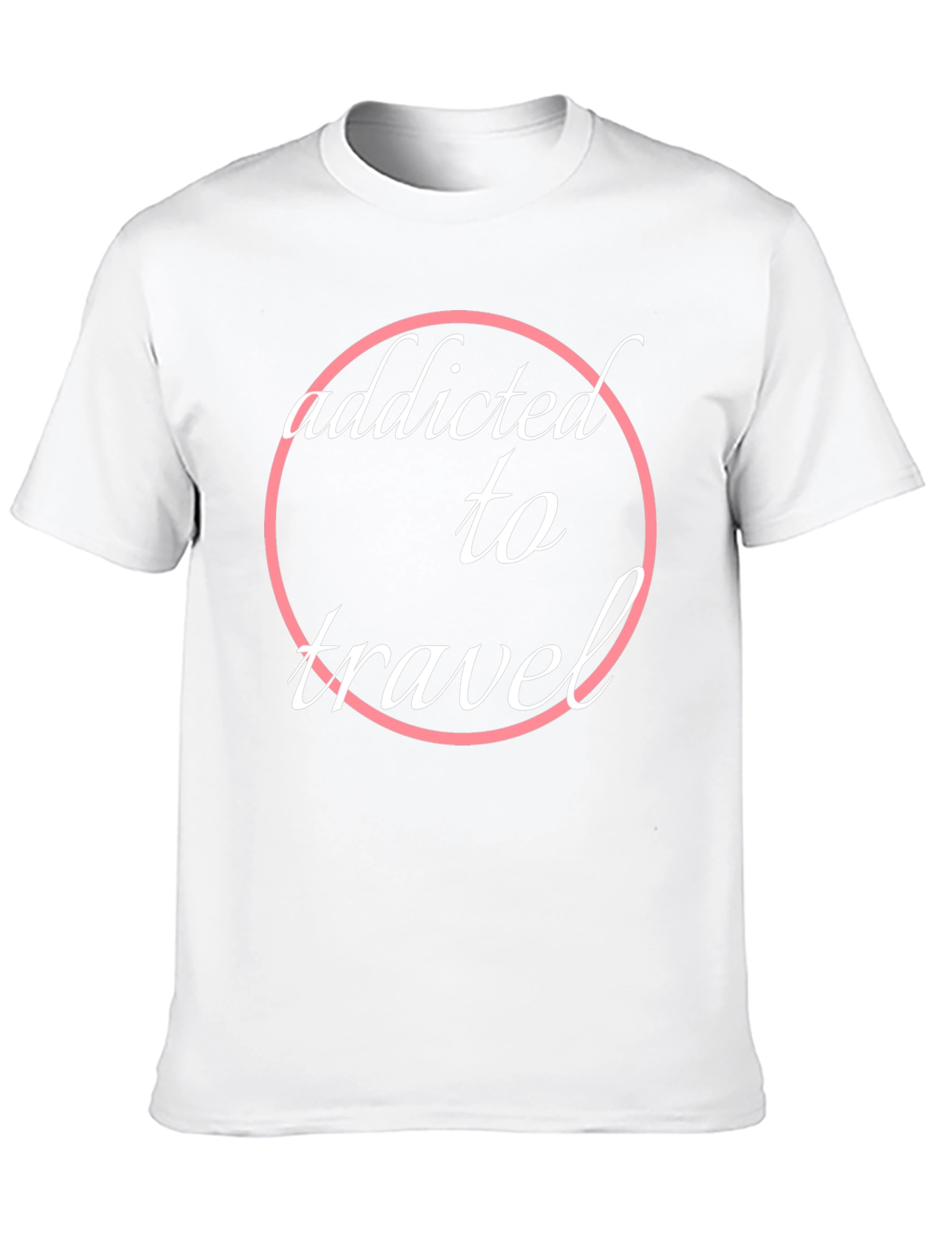 Addicted to Travel T-Shirt | Stylish Black Tee