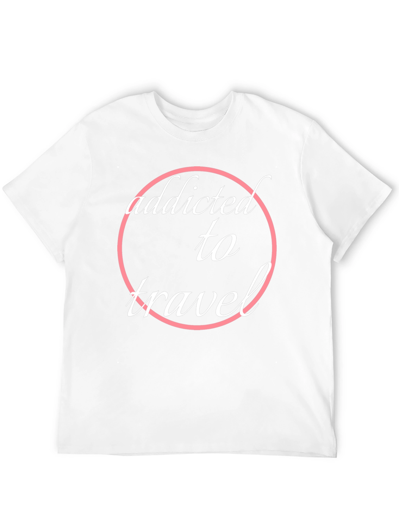 Addicted to Travel T-Shirt | Stylish Black Tee