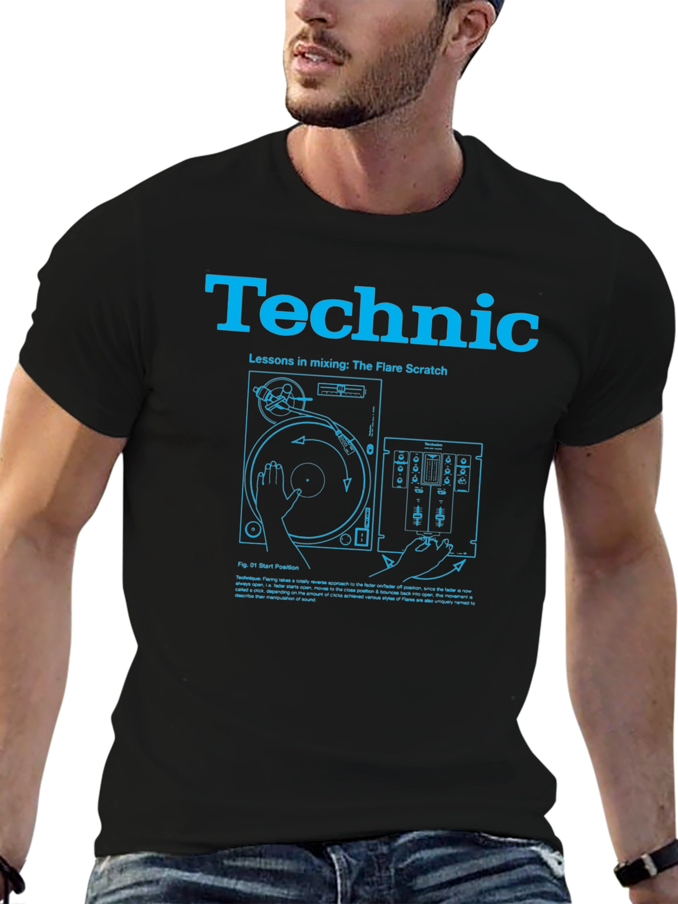 Technic DJ Flare Scratch T-Shirt