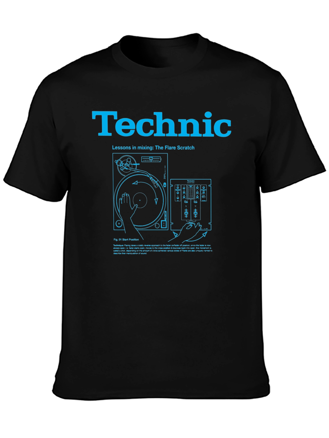 Technic DJ Flare Scratch T-Shirt