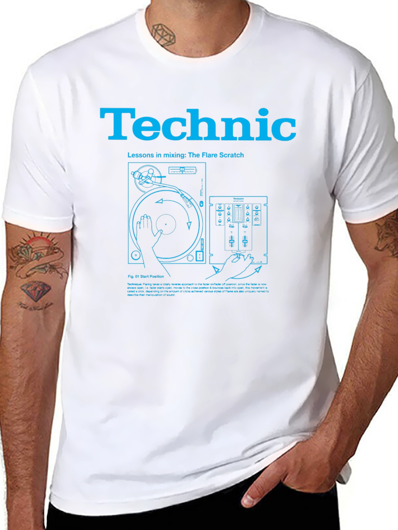Technic DJ Flare Scratch T-Shirt