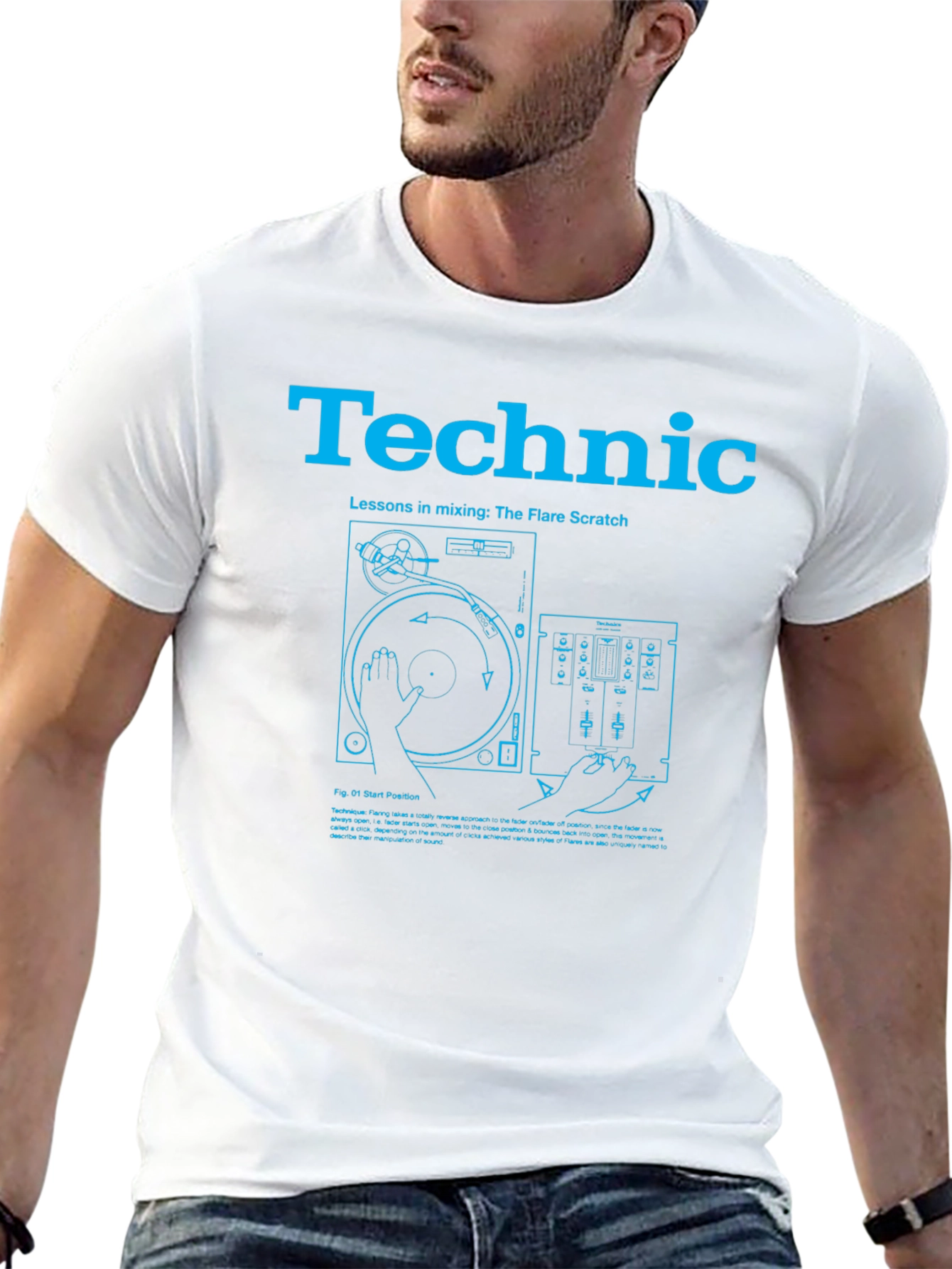 Technic DJ Flare Scratch T-Shirt