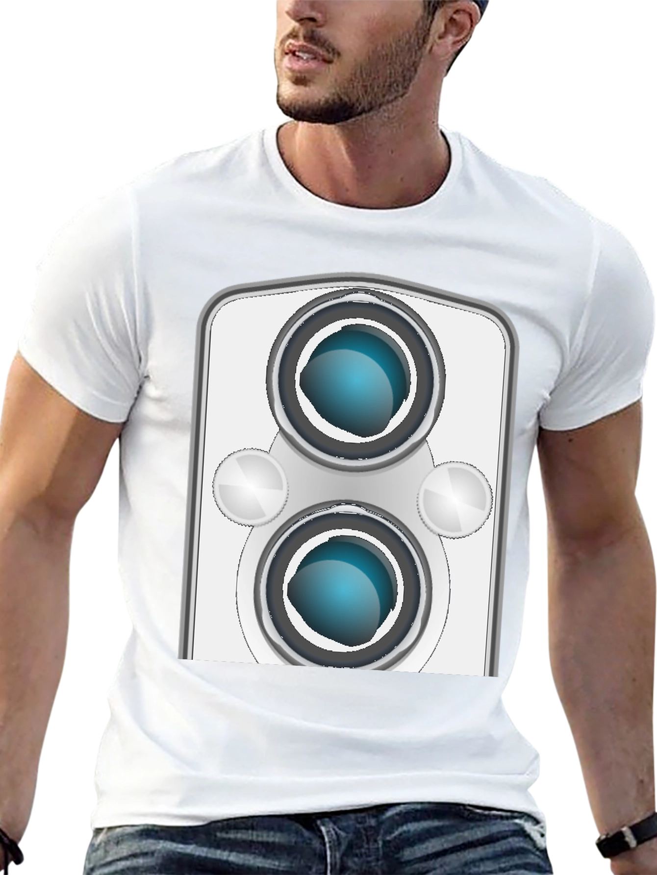 Retro Camera Graphic Tee - Cool Photographer Shirt