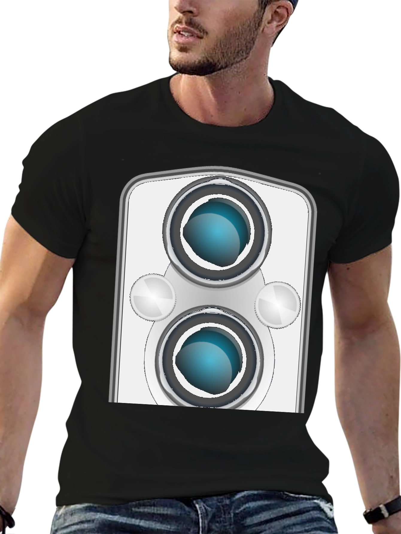 Retro Camera Graphic Tee - Cool Photographer Shirt