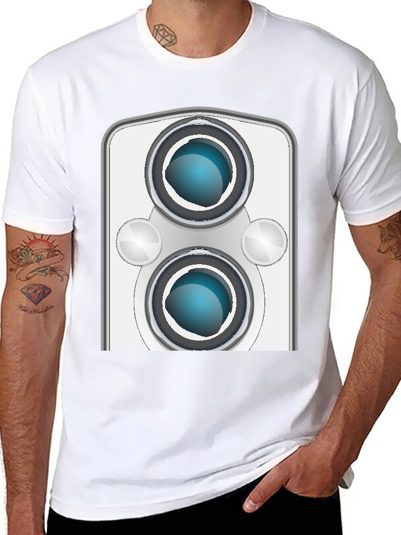Retro Camera Graphic Tee - Cool Photographer Shirt