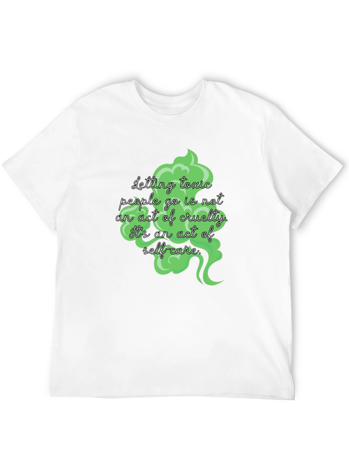 Toxic People Self-Care Black T-Shirt