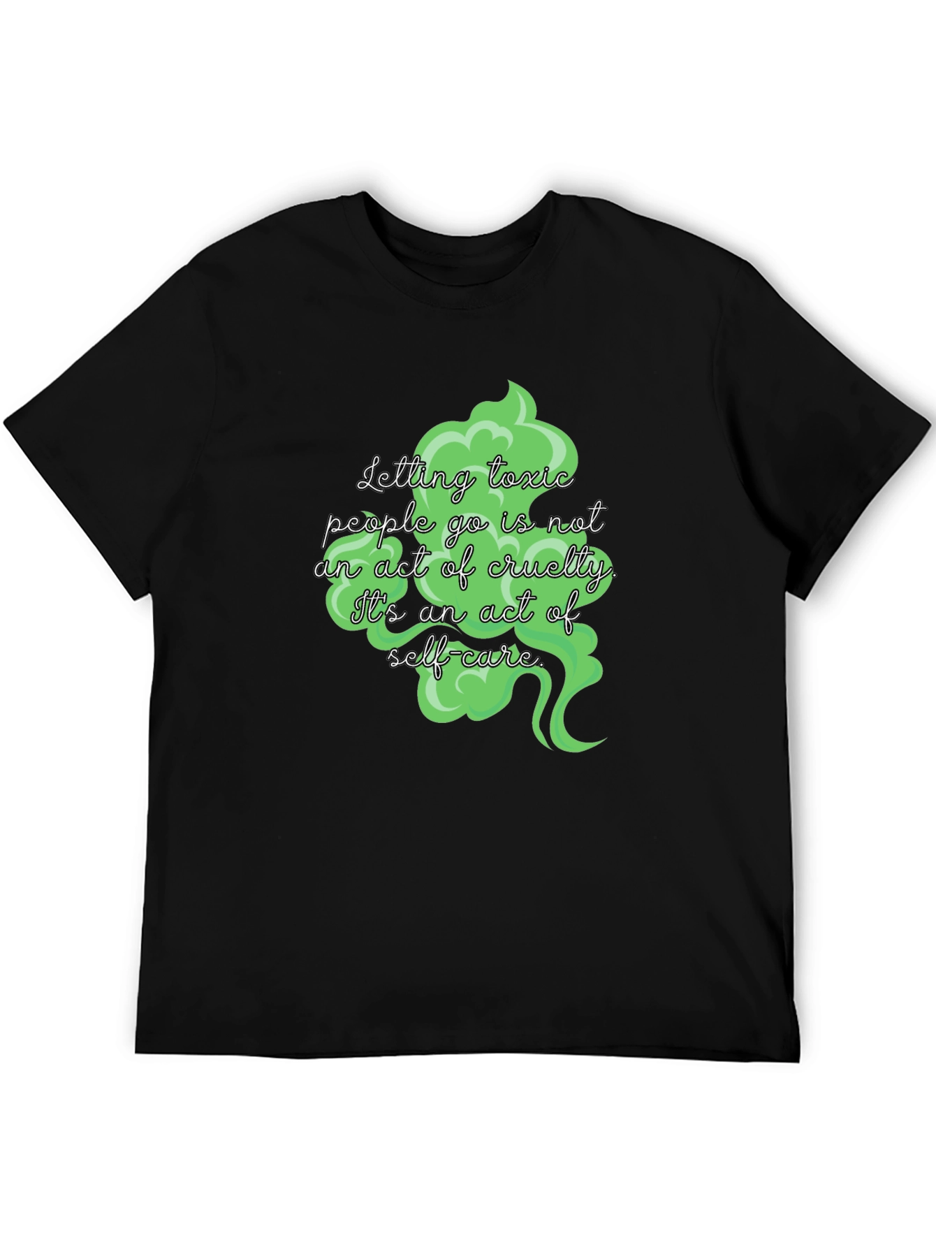 Toxic People Self-Care Black T-Shirt