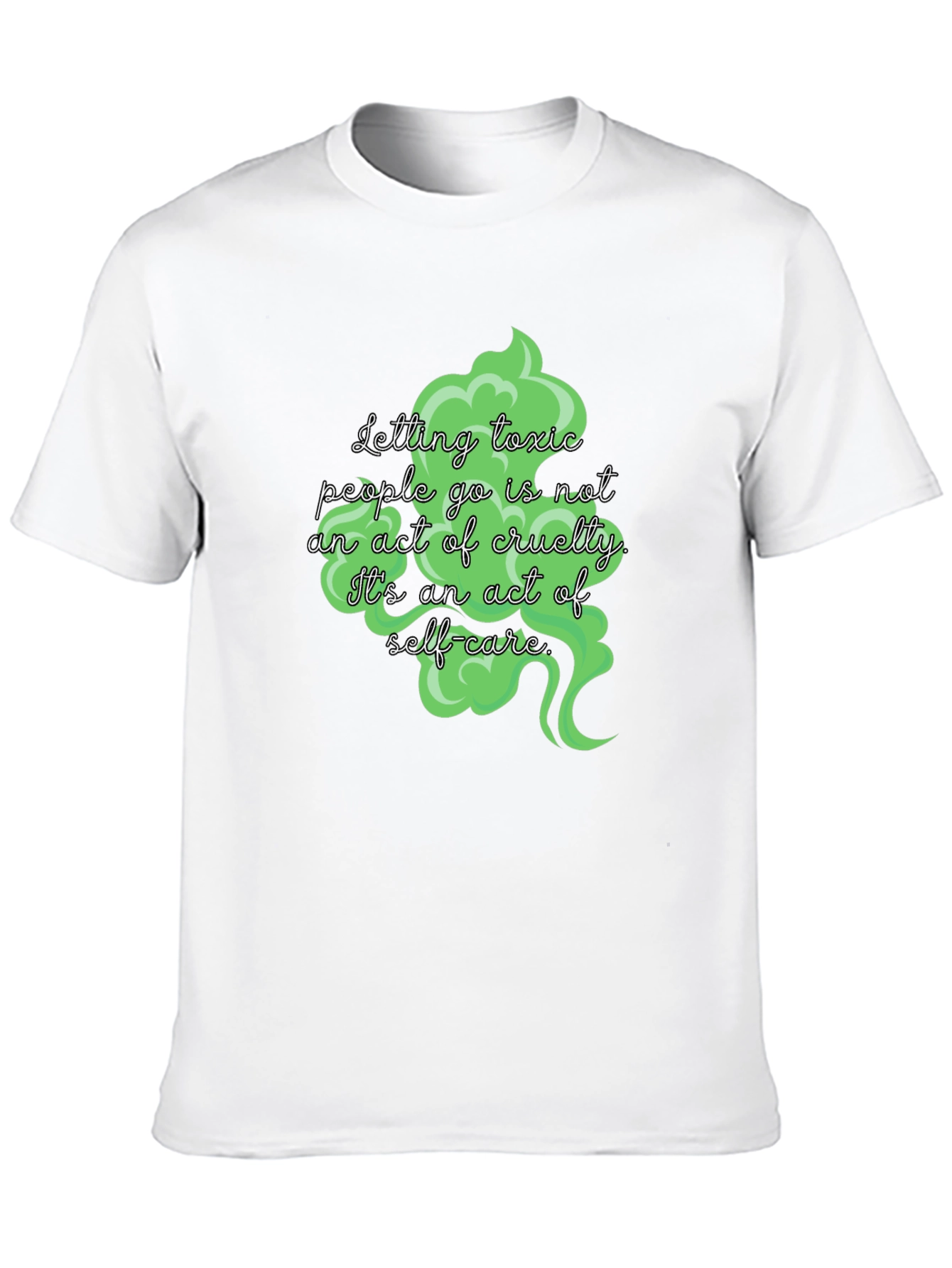 Toxic People Self-Care Black T-Shirt