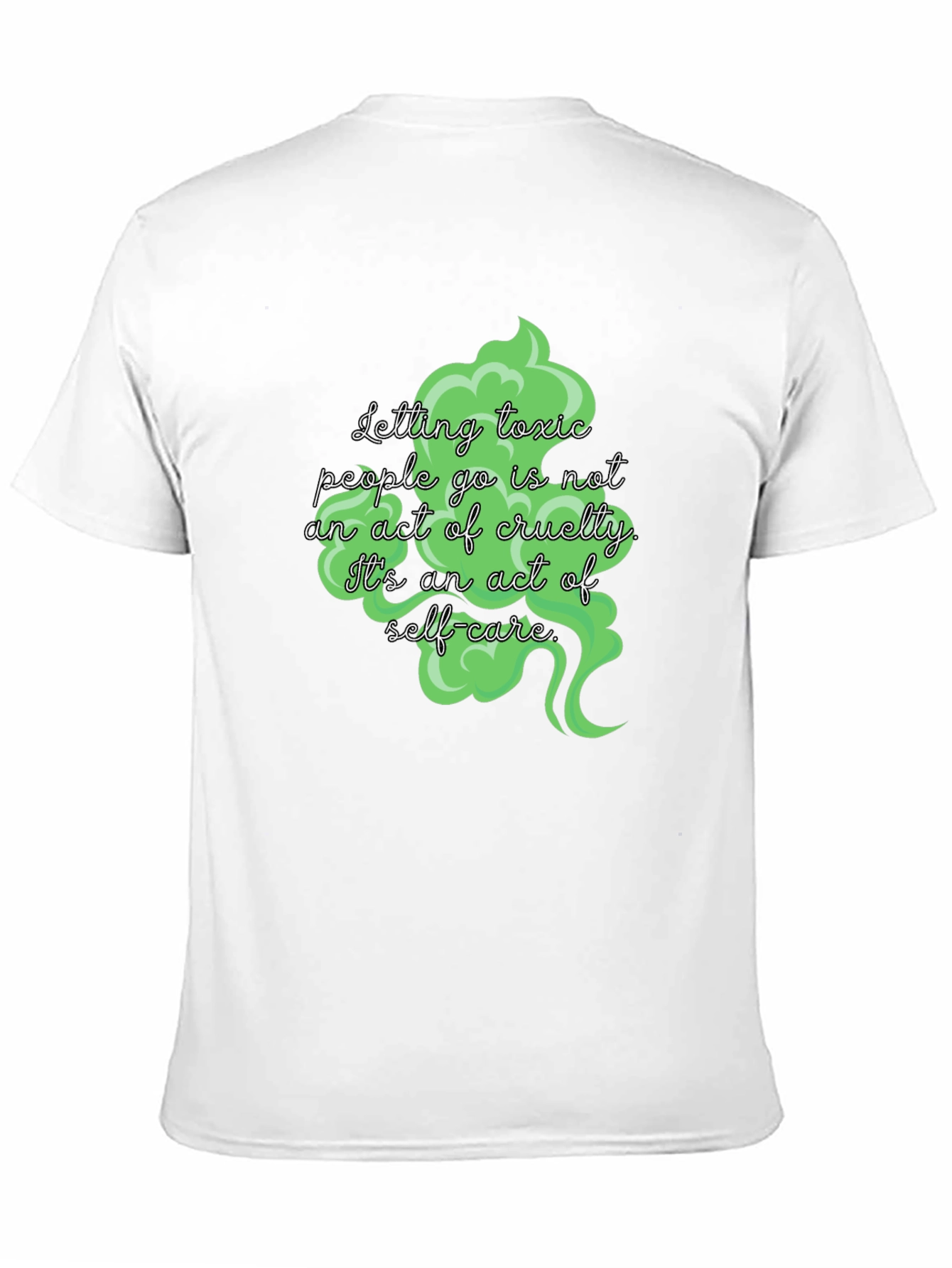 Toxic People Self-Care Black T-Shirt