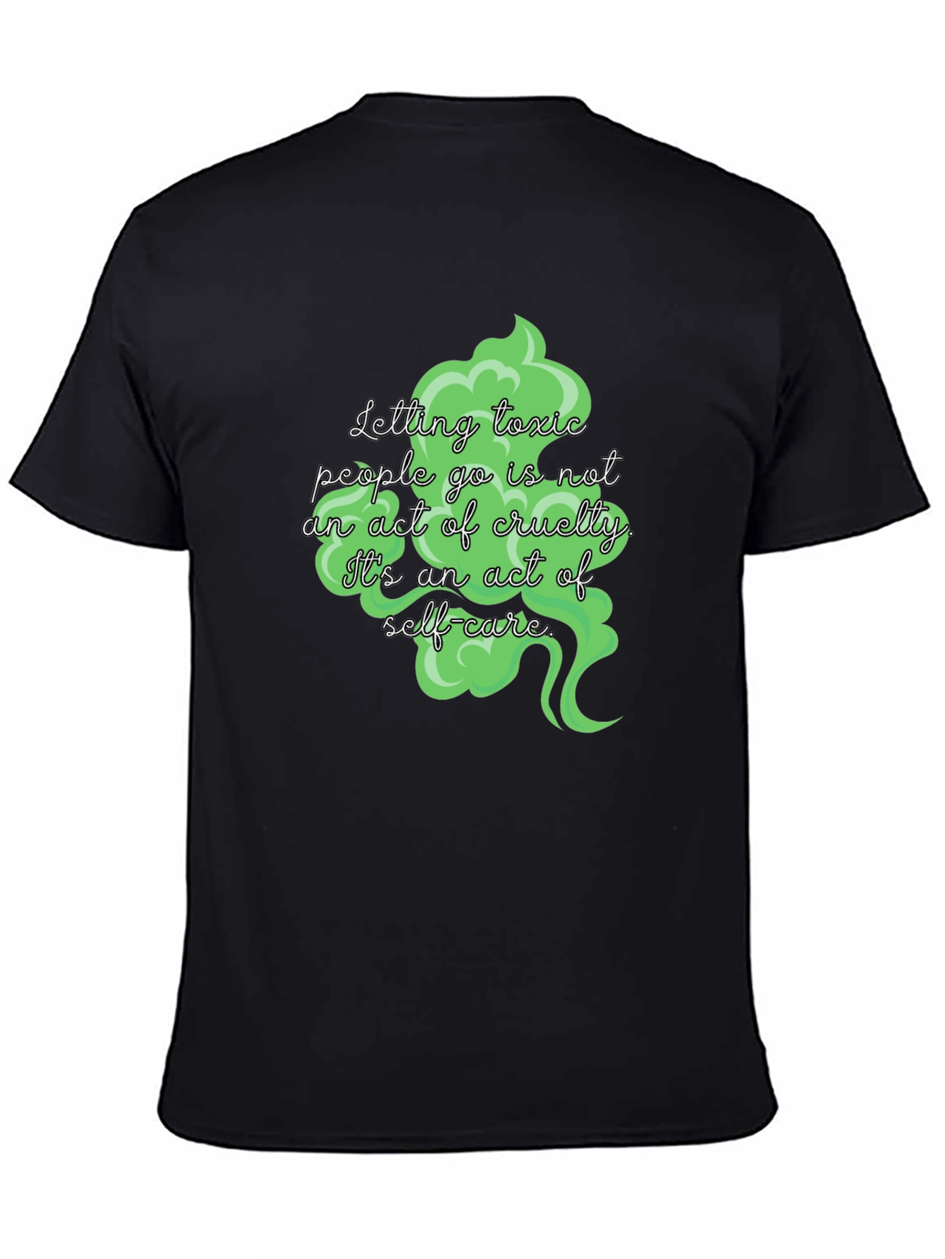 Toxic People Self-Care Black T-Shirt