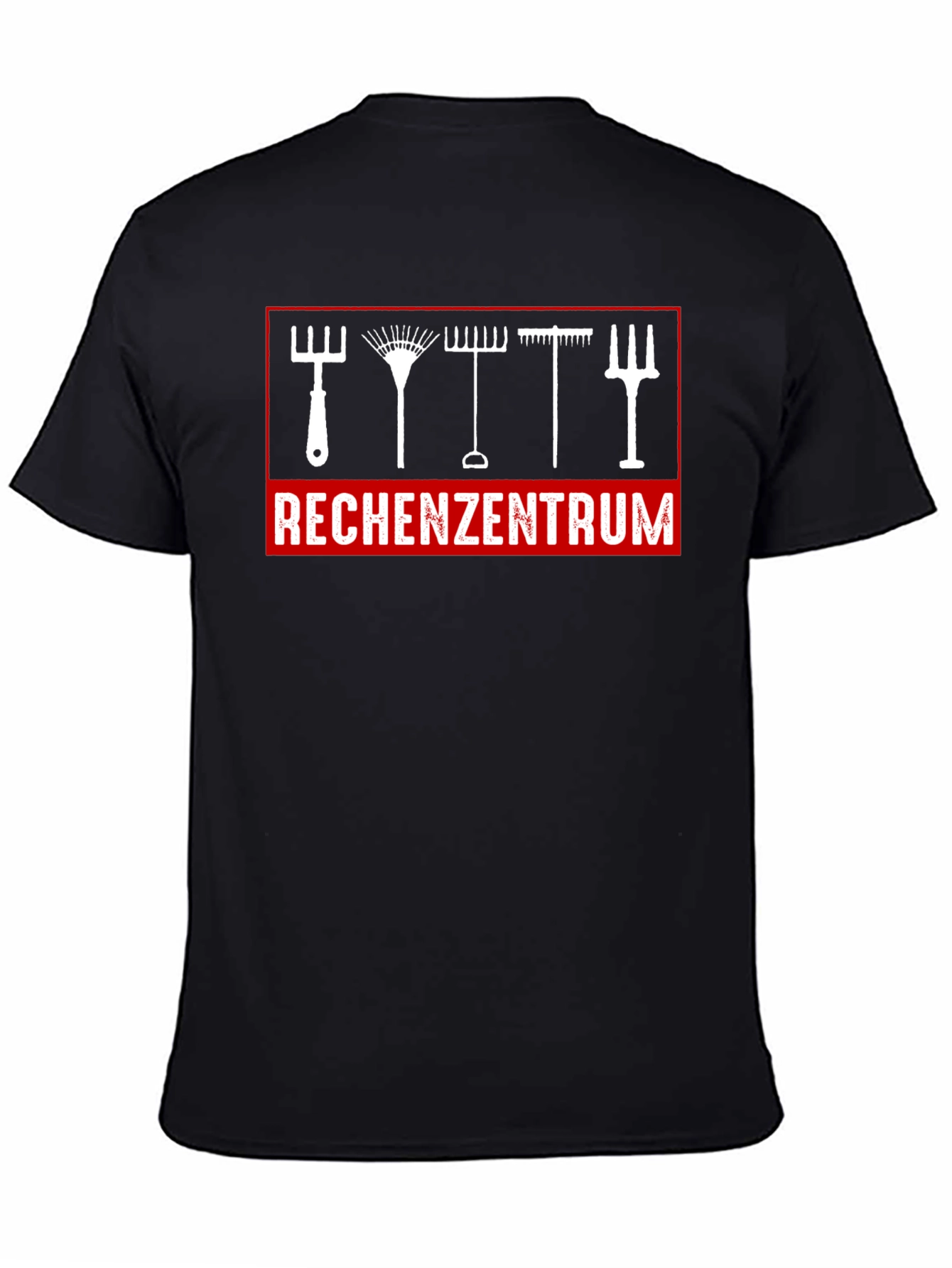 Gardening Tools Graphic Tee - Rechenzentrum Print T-Shirt