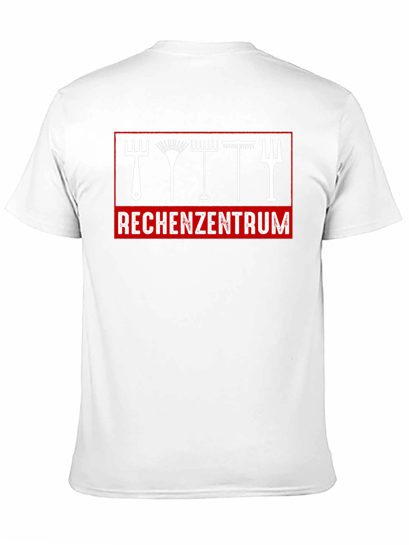 Gardening Tools Graphic Tee - Rechenzentrum Print T-Shirt