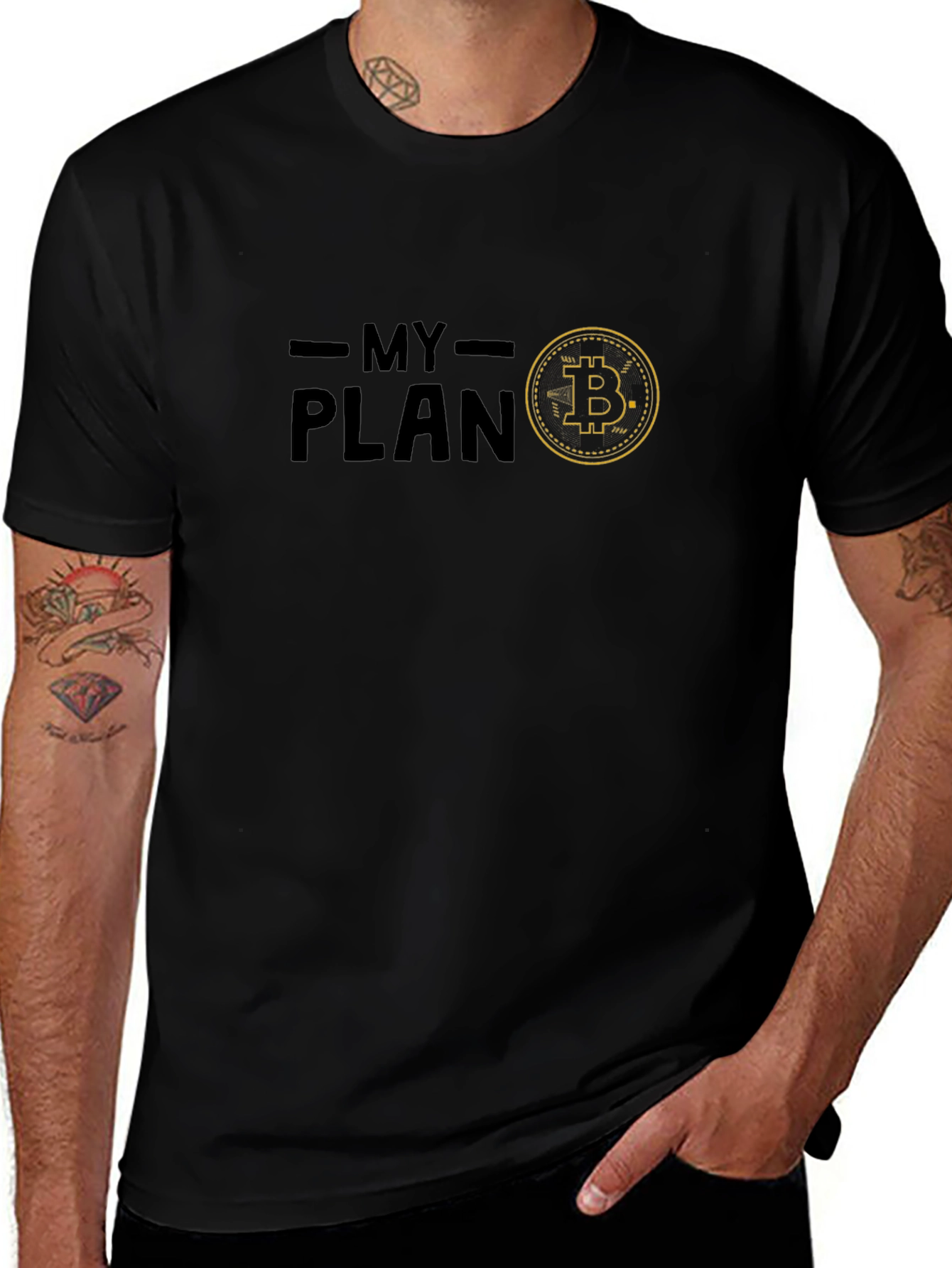 Bitcoin Plan Graphic T-Shirt